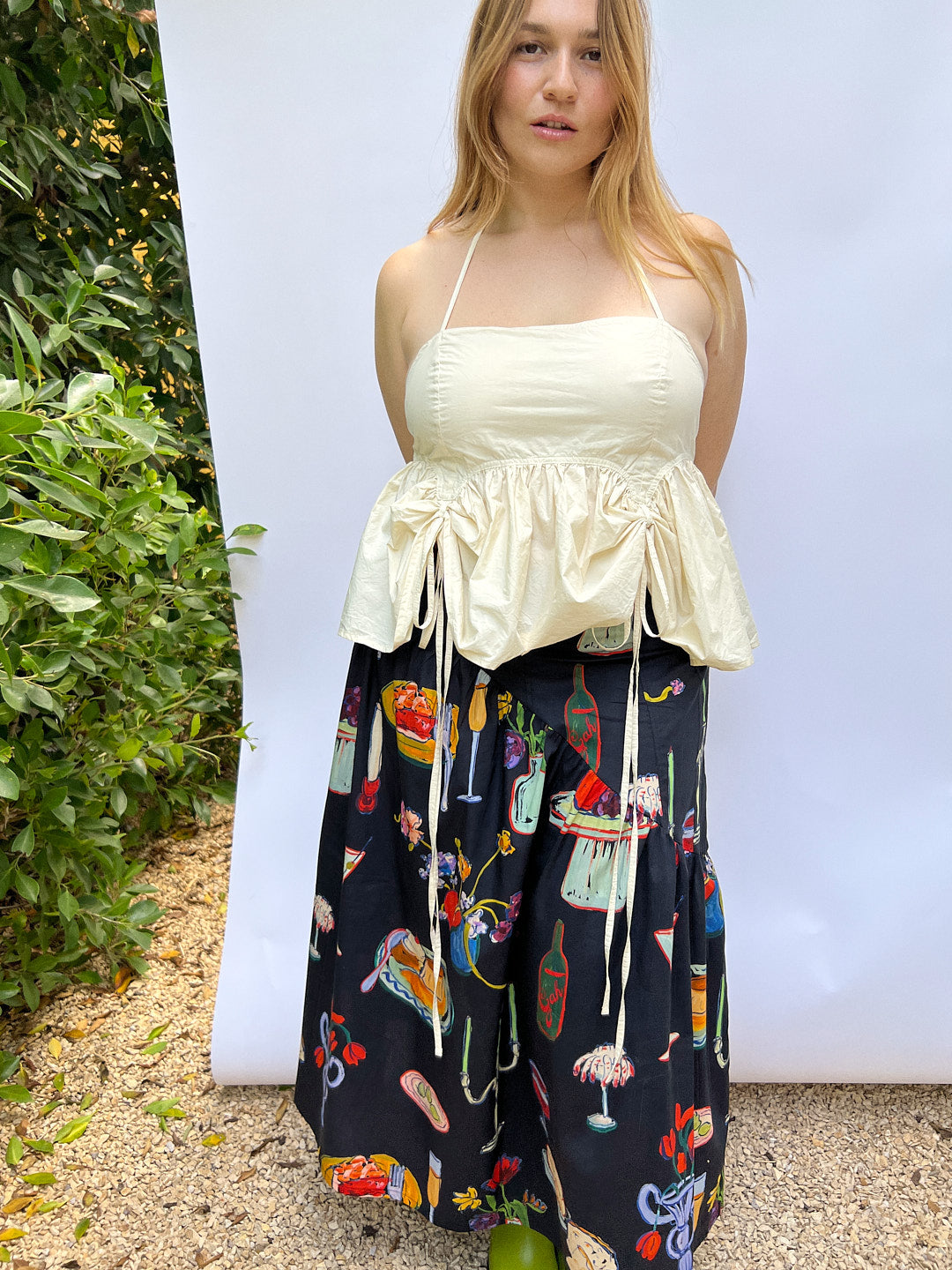 Butterfly Blouse - Coffee