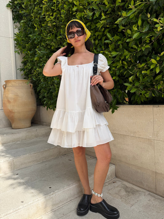 Sabrina Dress - White