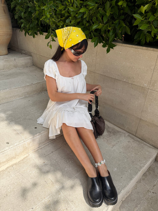 Sabrina Dress - White