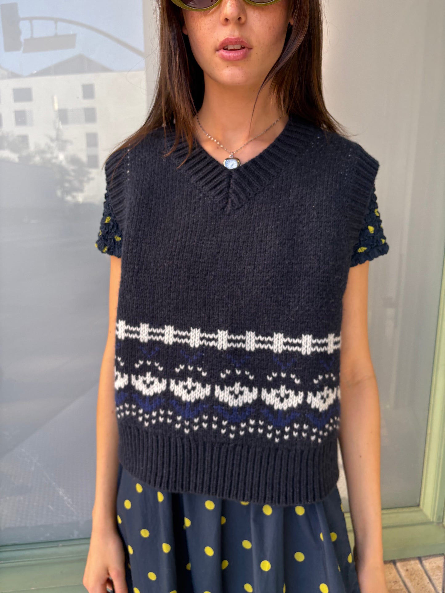 Rhona Tank - Navy House