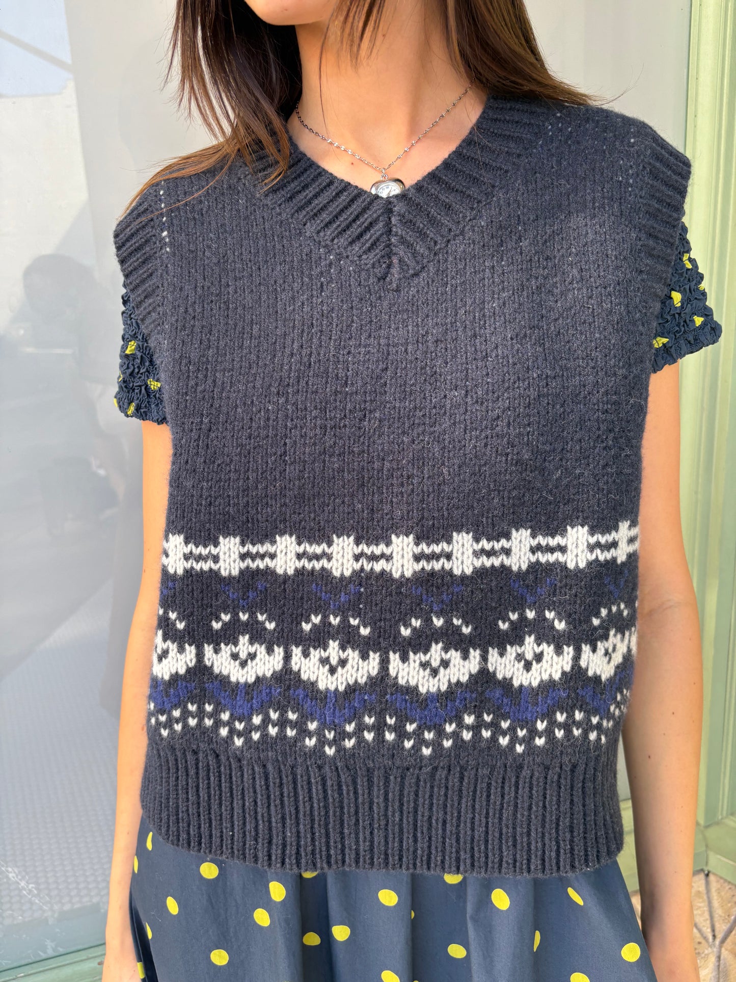 Rhona Tank - Navy House