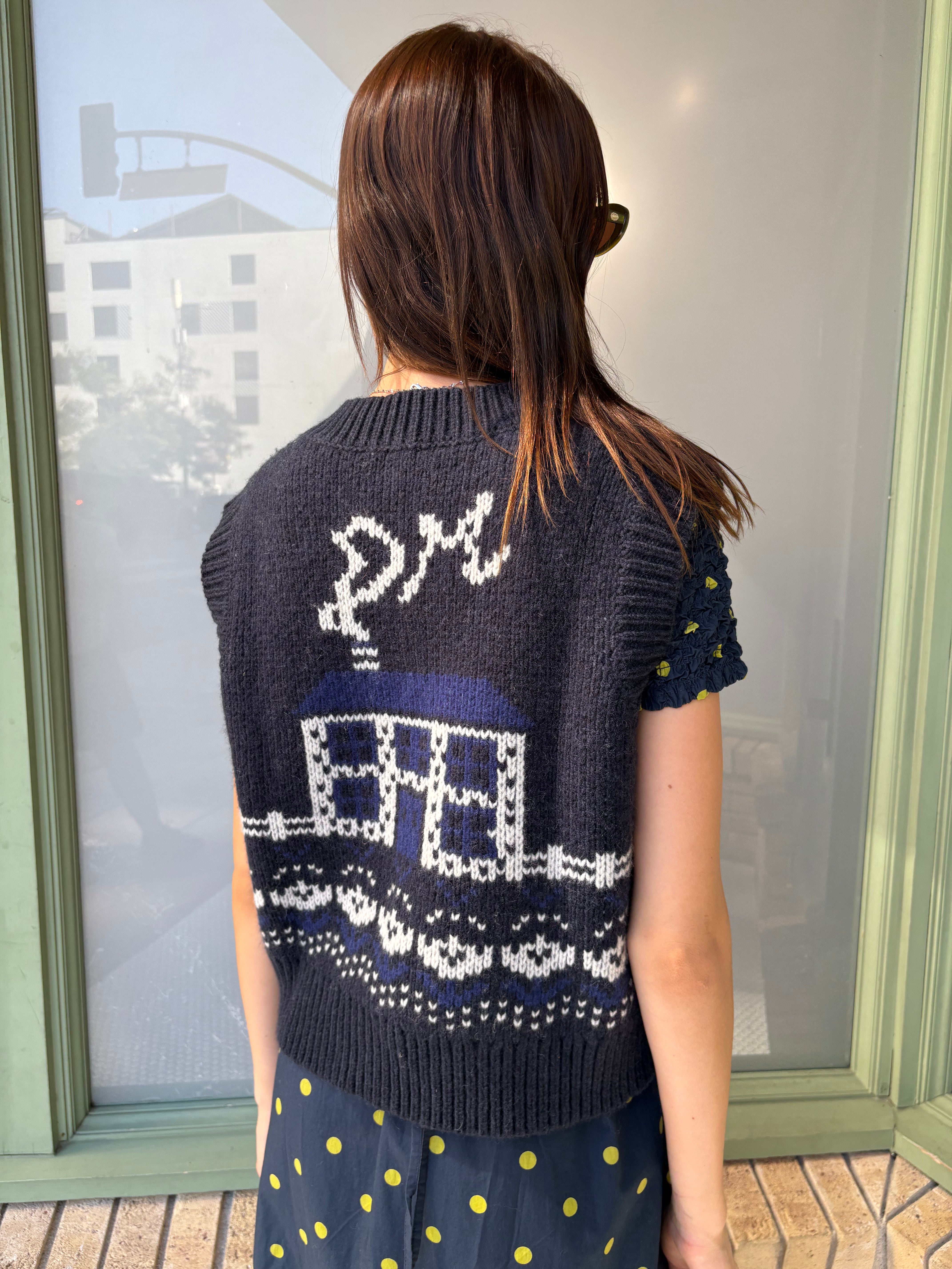 Rhona Tank - Navy House – Lisa Says Gah