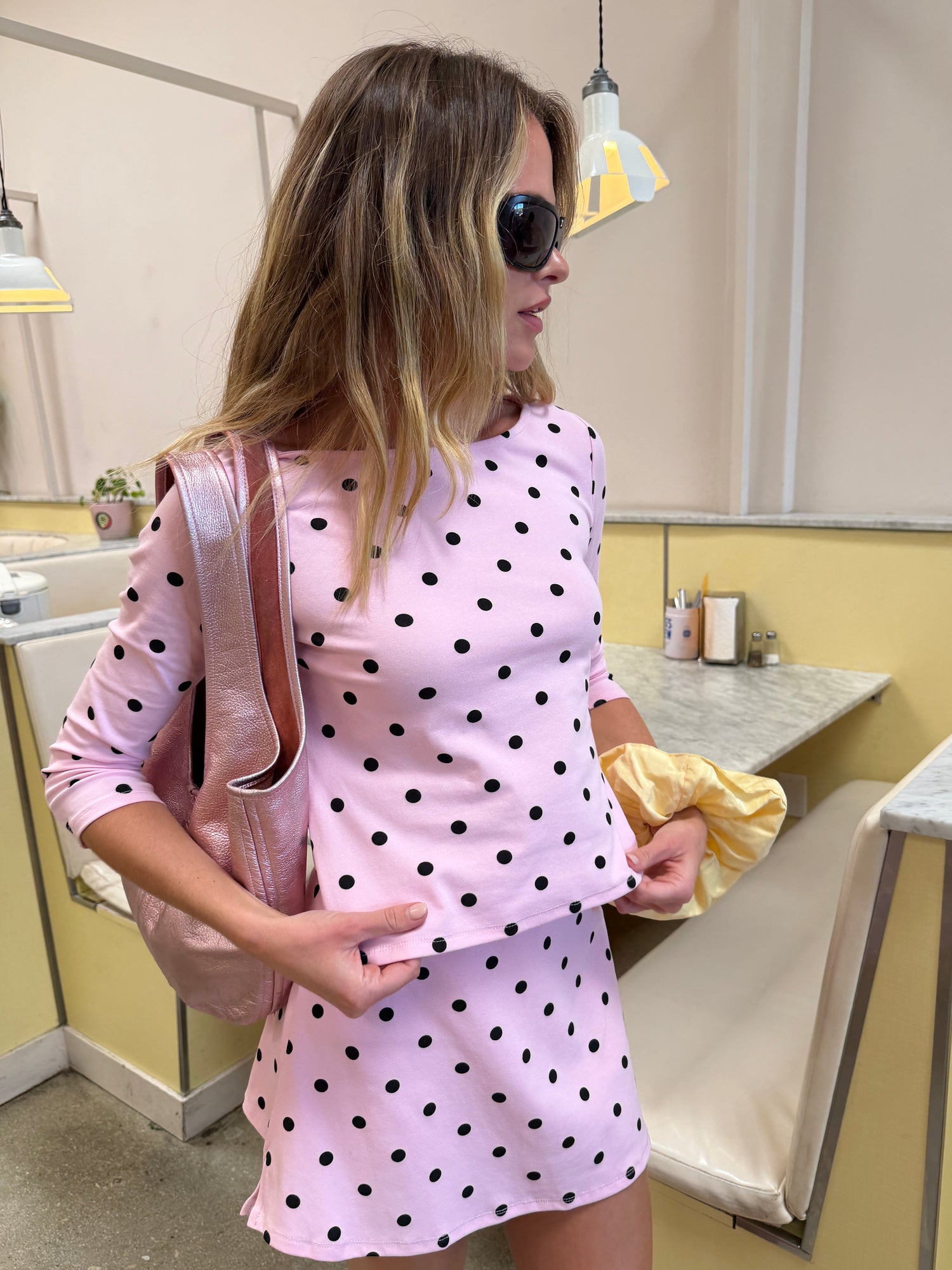 Nia Top - Pink Dot