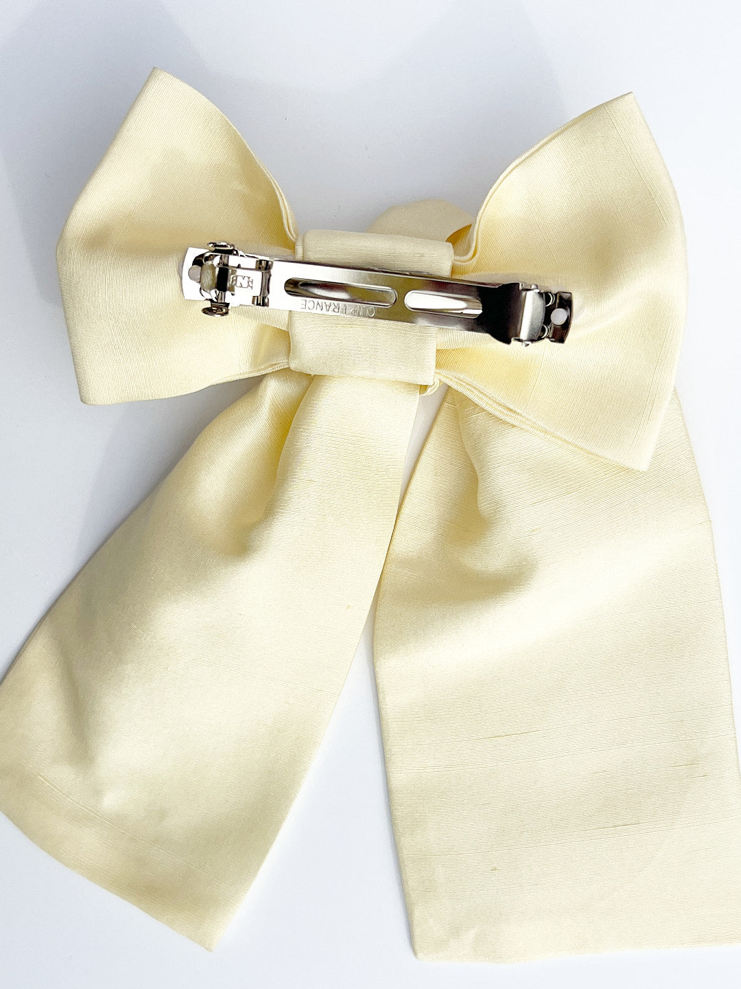 Hair Bow - Light Yellow