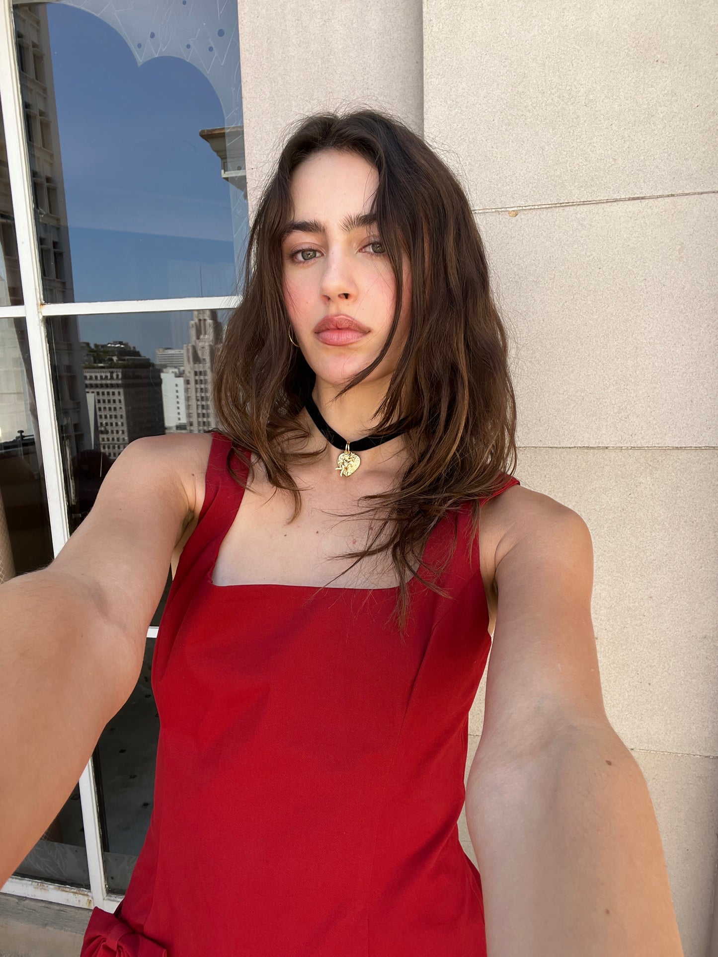 Alina Dress - Merlot