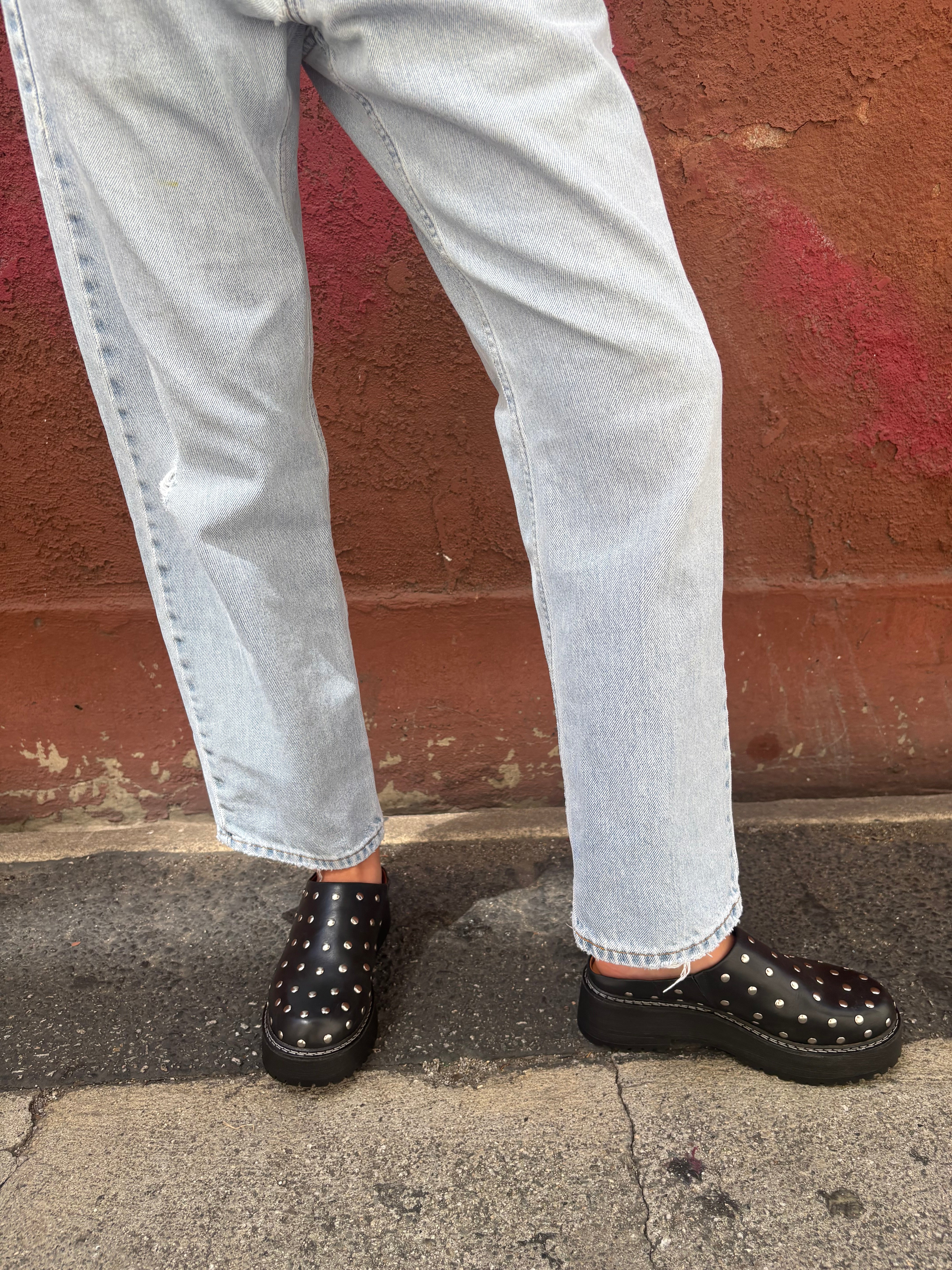Lena Chunky Mule - Studs – Lisa Says Gah