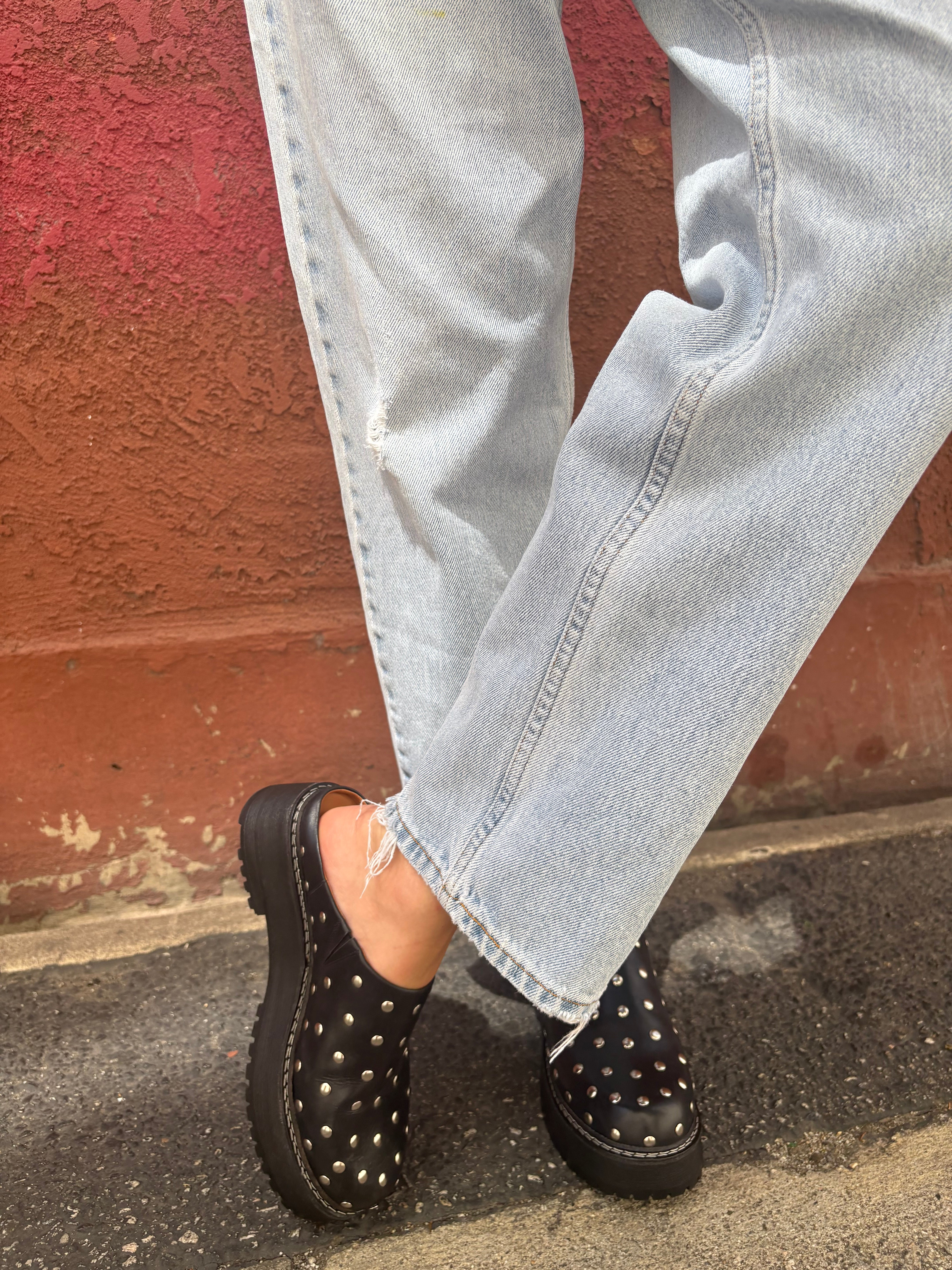 Lena Chunky Mule - Studs – Lisa Says Gah