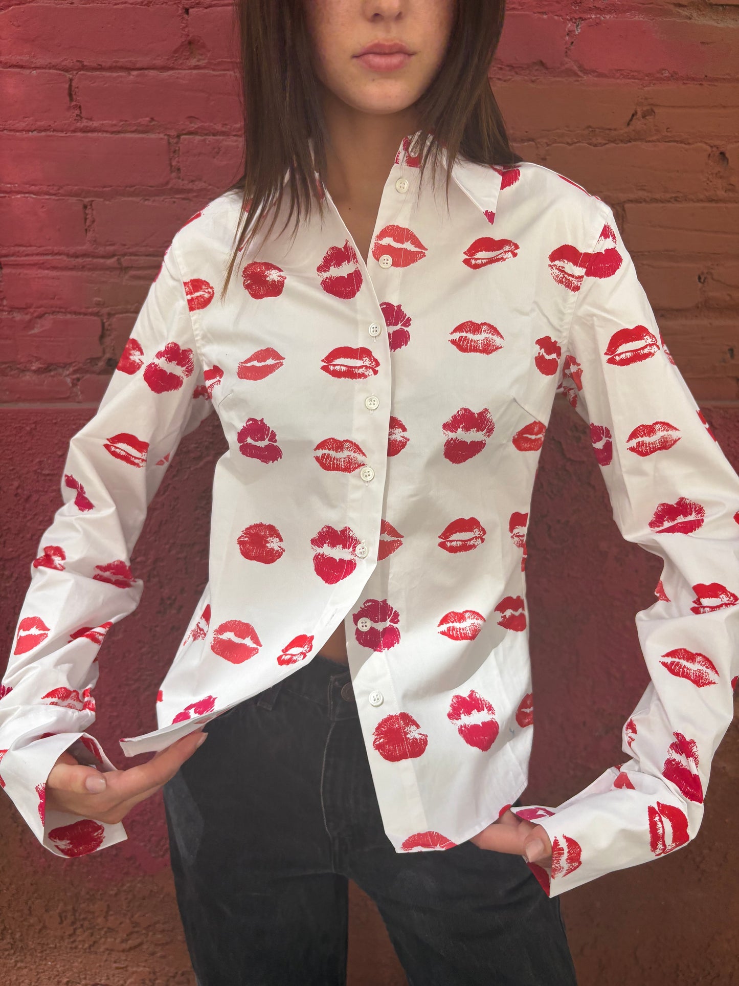 Lipstick Stains Button Down - Lipstick Stains