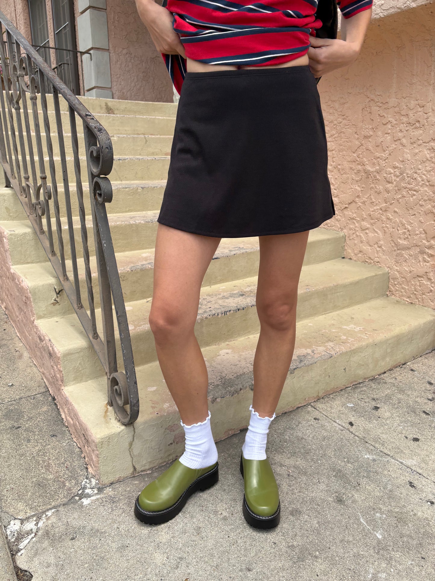 Lena Chunky Mule - Olive