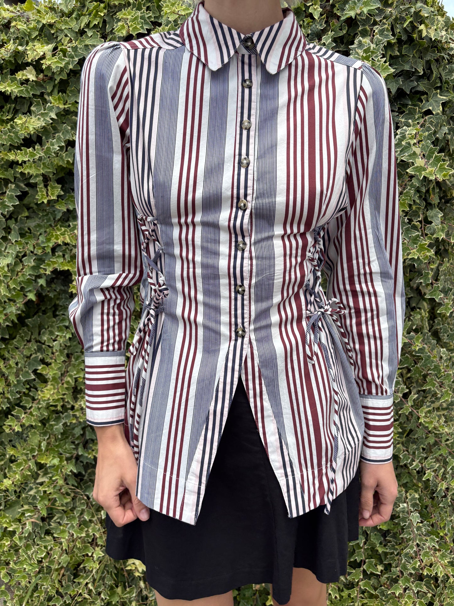 Jilla Shirt - Multi Business Stripe