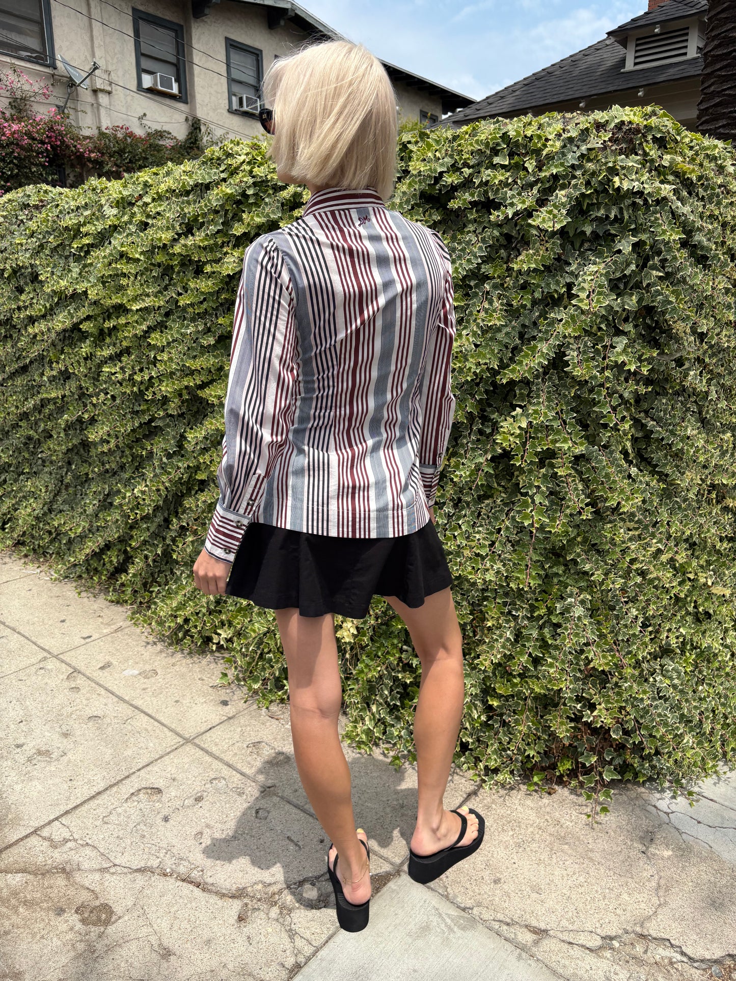 Jilla Shirt - Multi Business Stripe