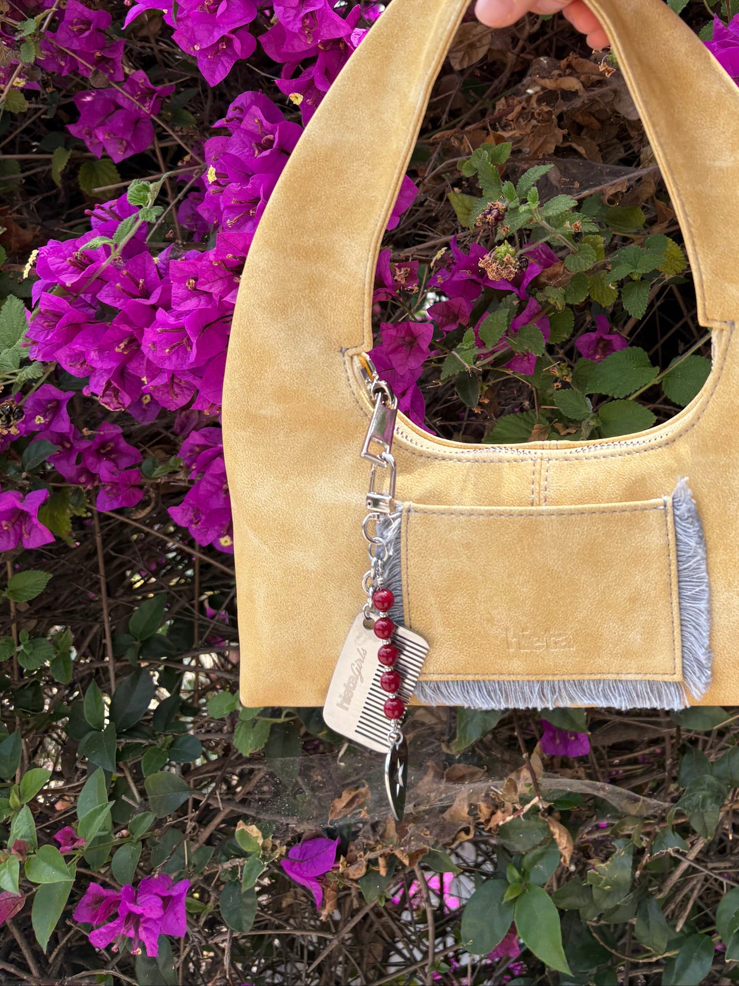 Clarissa Keyring - Silver