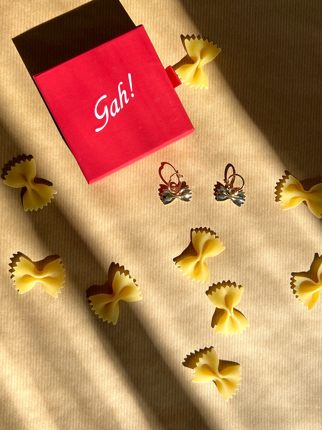 Farfalle Hoops - Gold