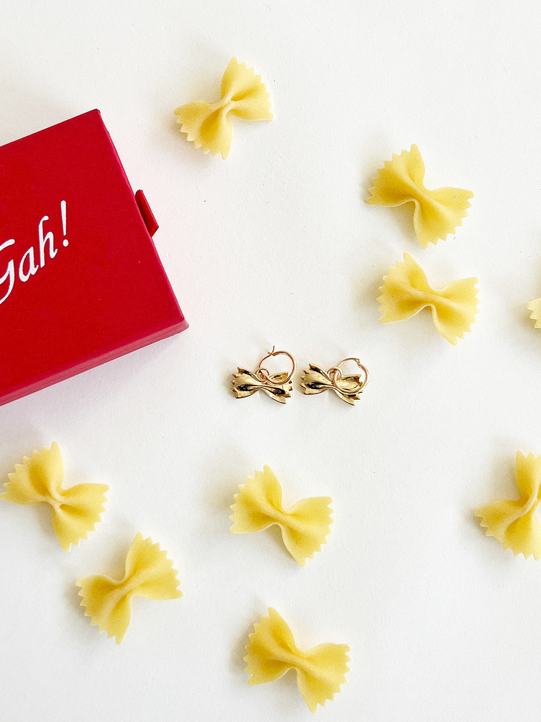 Farfalle Hoops - Gold