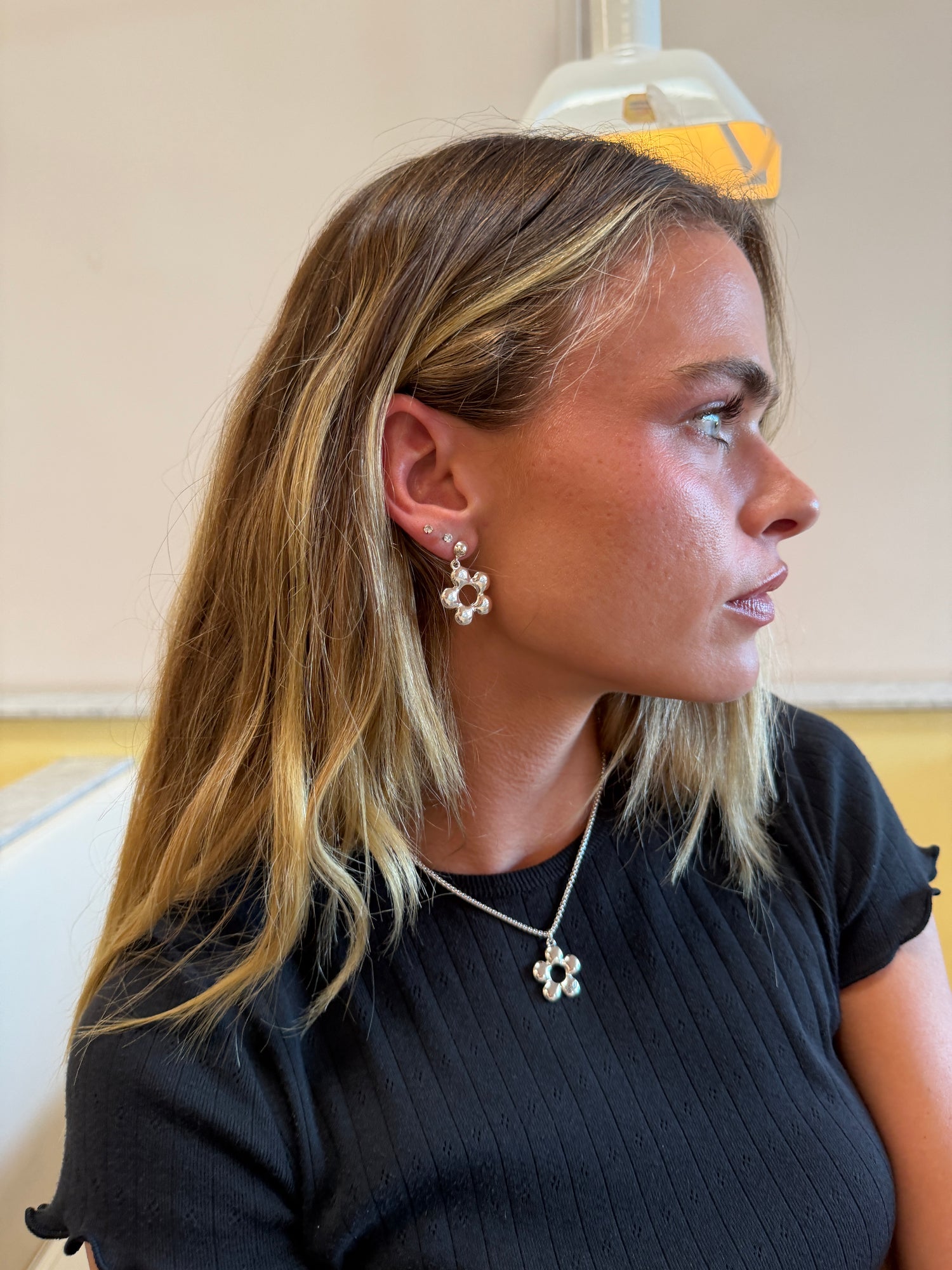 Florette Earrings - Silver