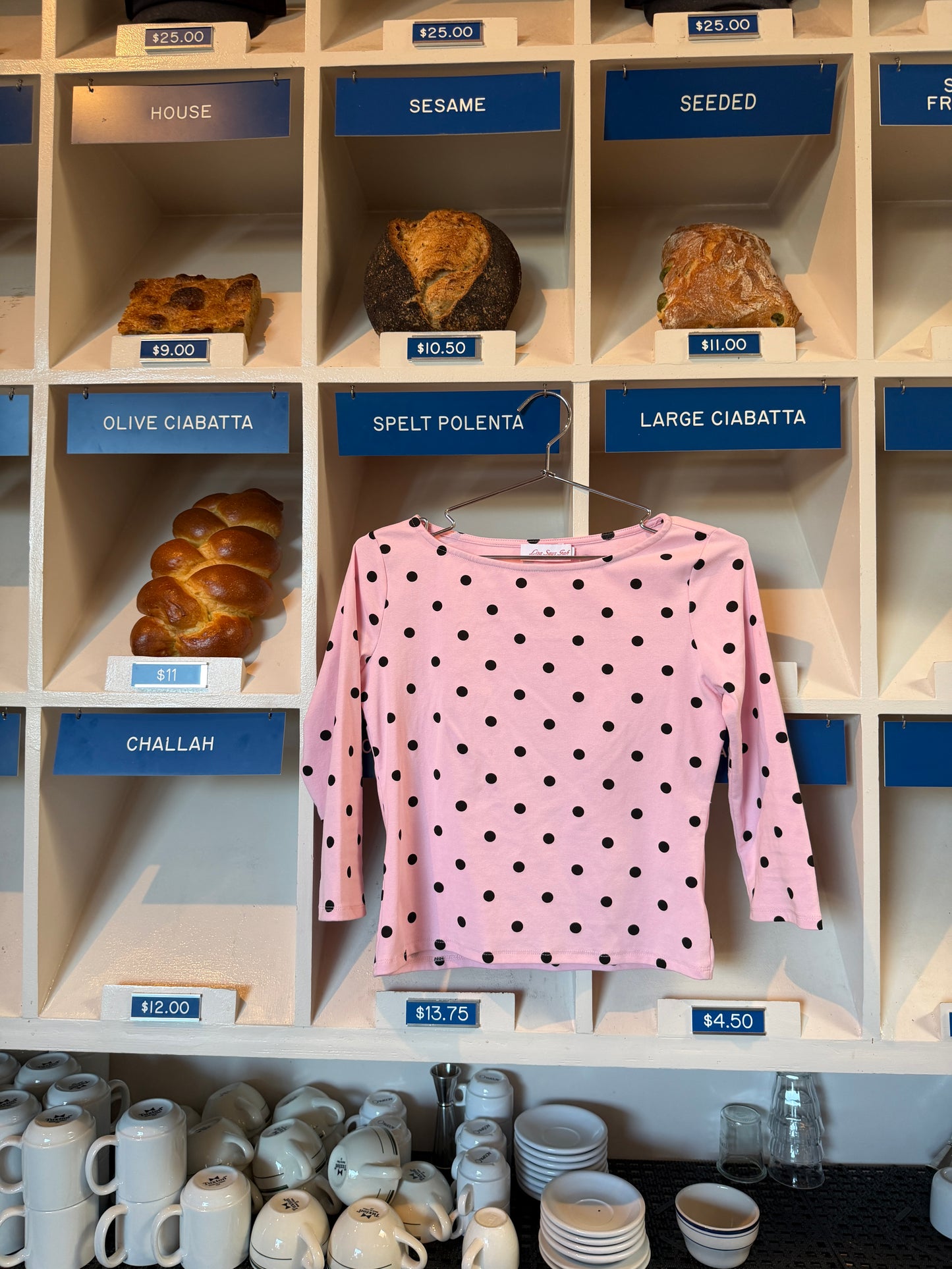 Nia Top - Pink Dot