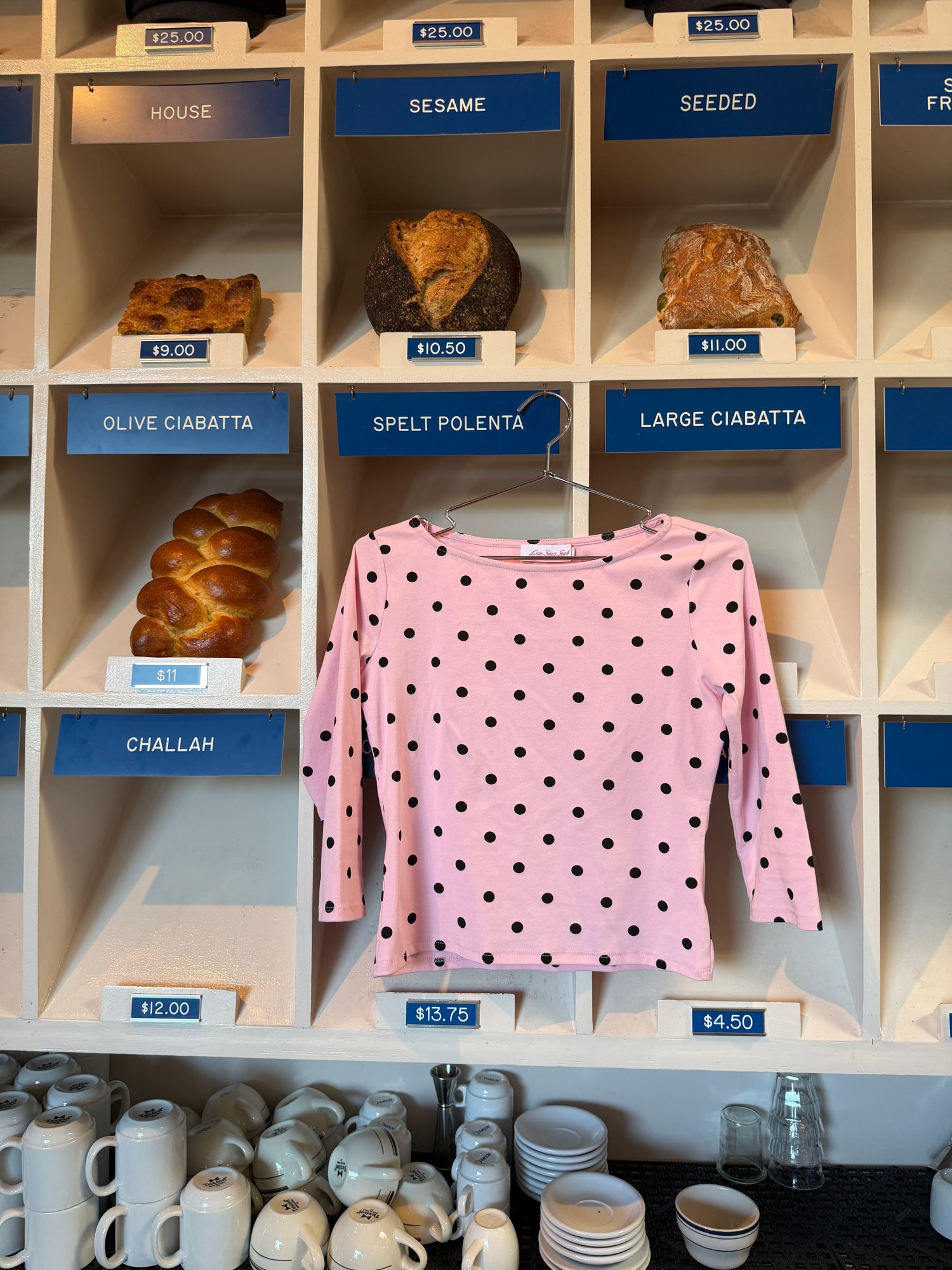 Nia Top - Pink Dot