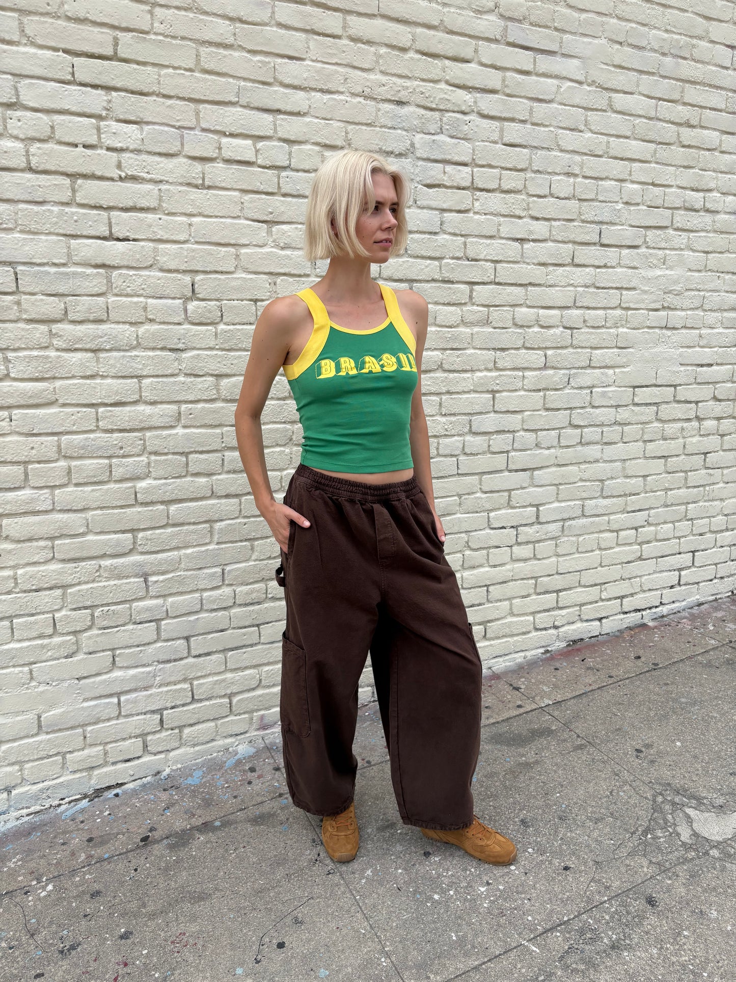 Tb.56 Suede Leather Sneakers - Tan