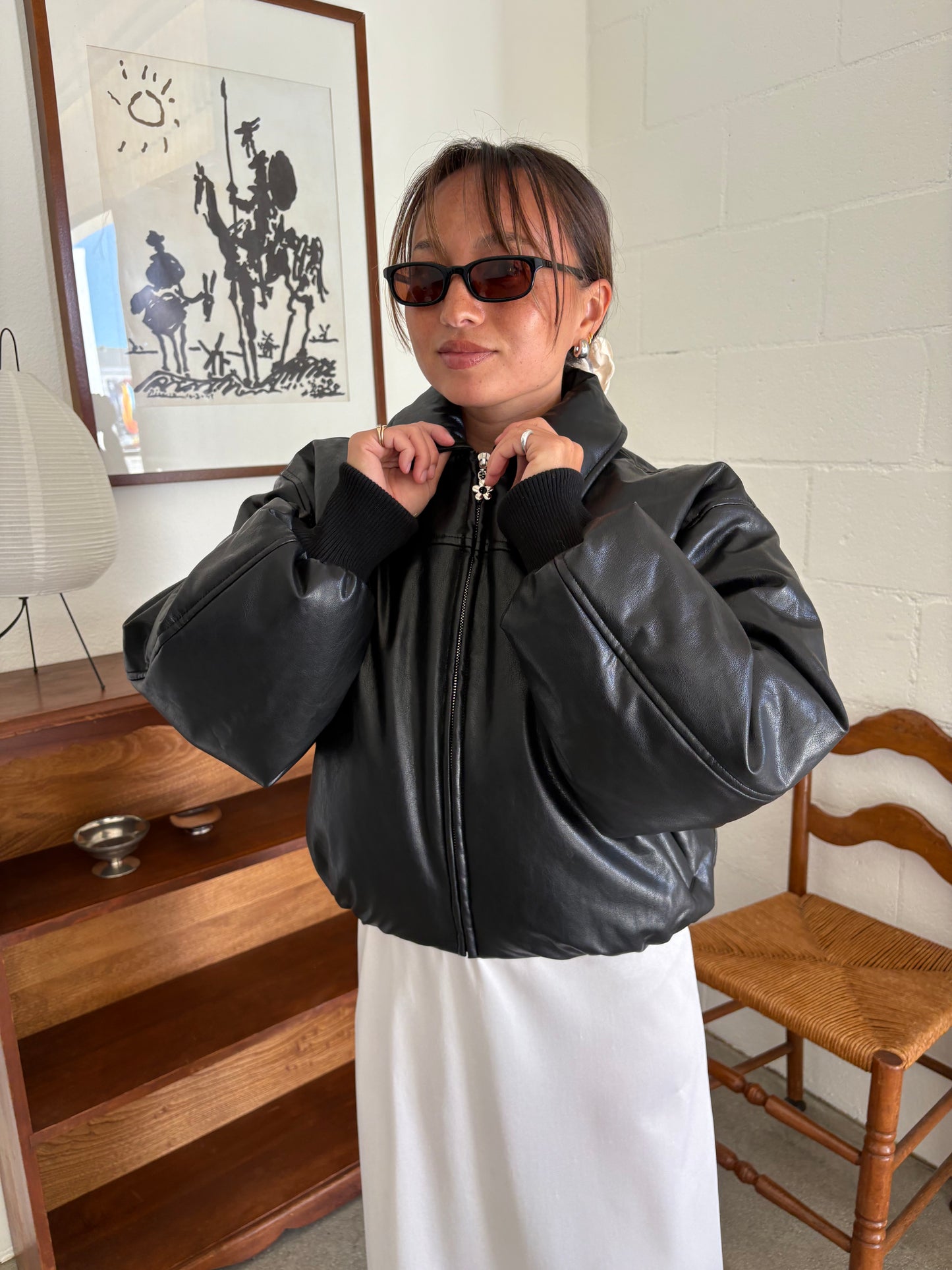 Raven Bomber Jacket - Black