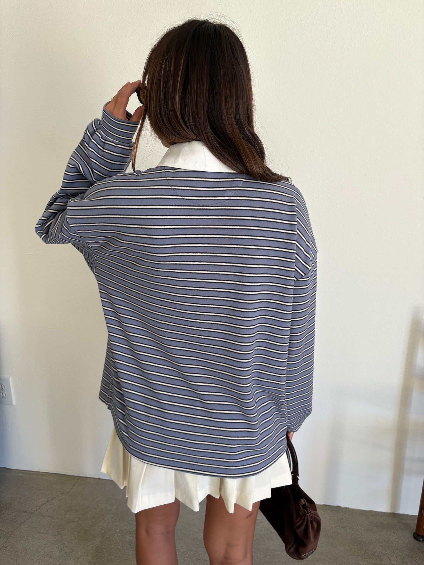 Marin Striped Polo - Blue Stripe