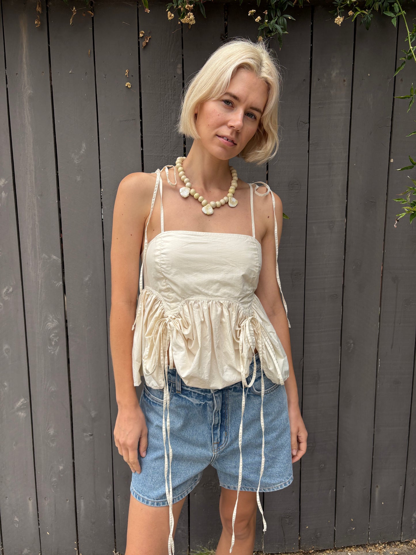 Butterfly Blouse - Coffee