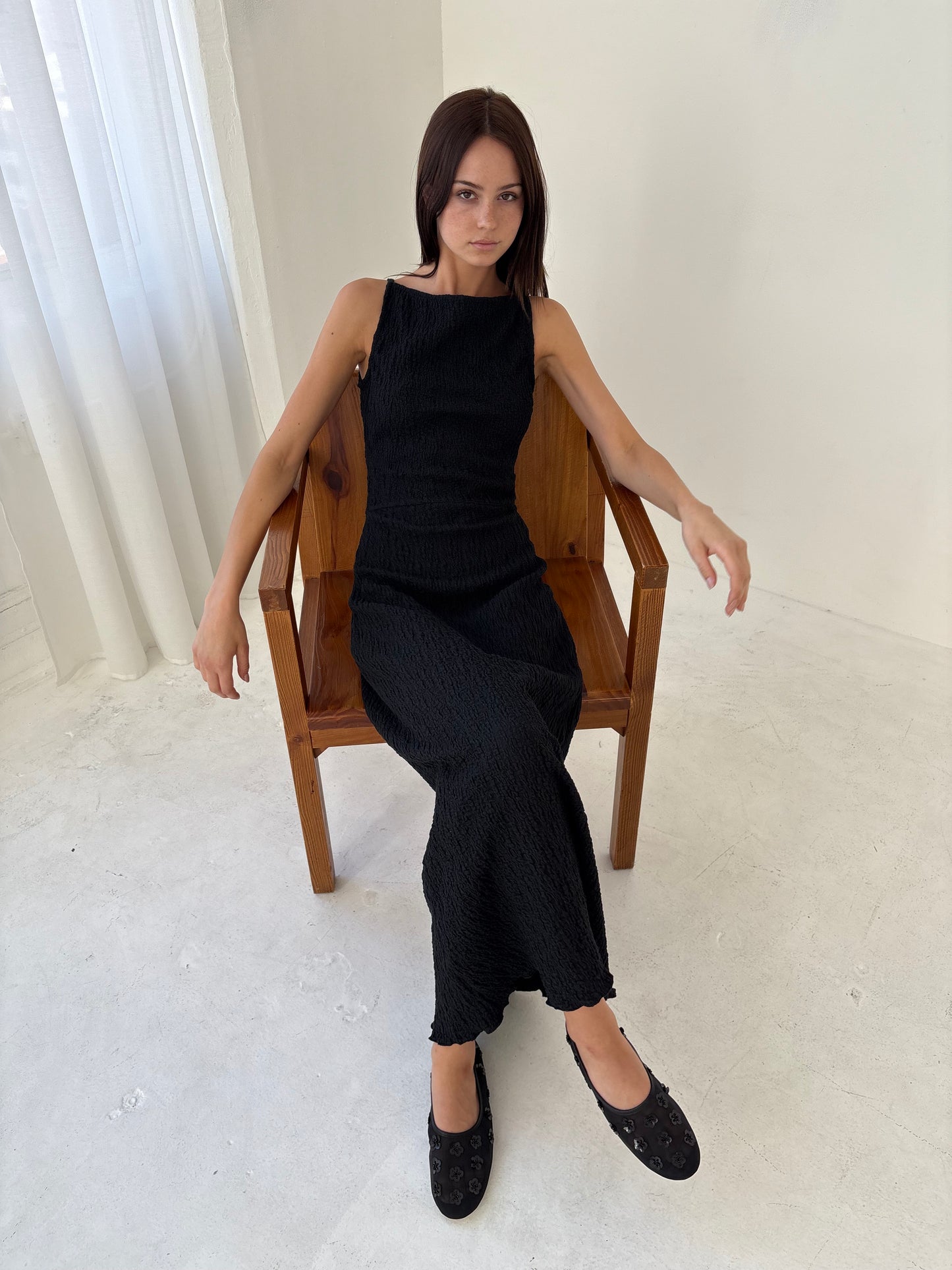 Eden Mesh Flat - Obsidian Black