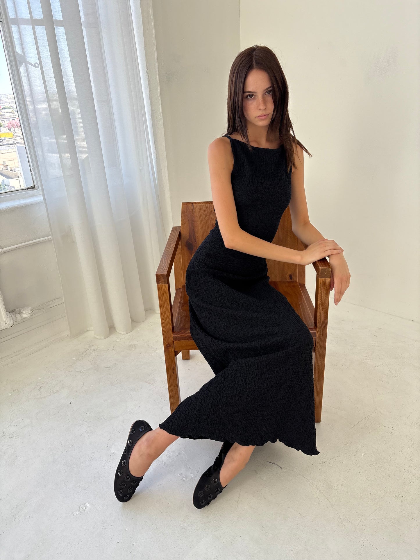 Eden Mesh Flat - Obsidian Black