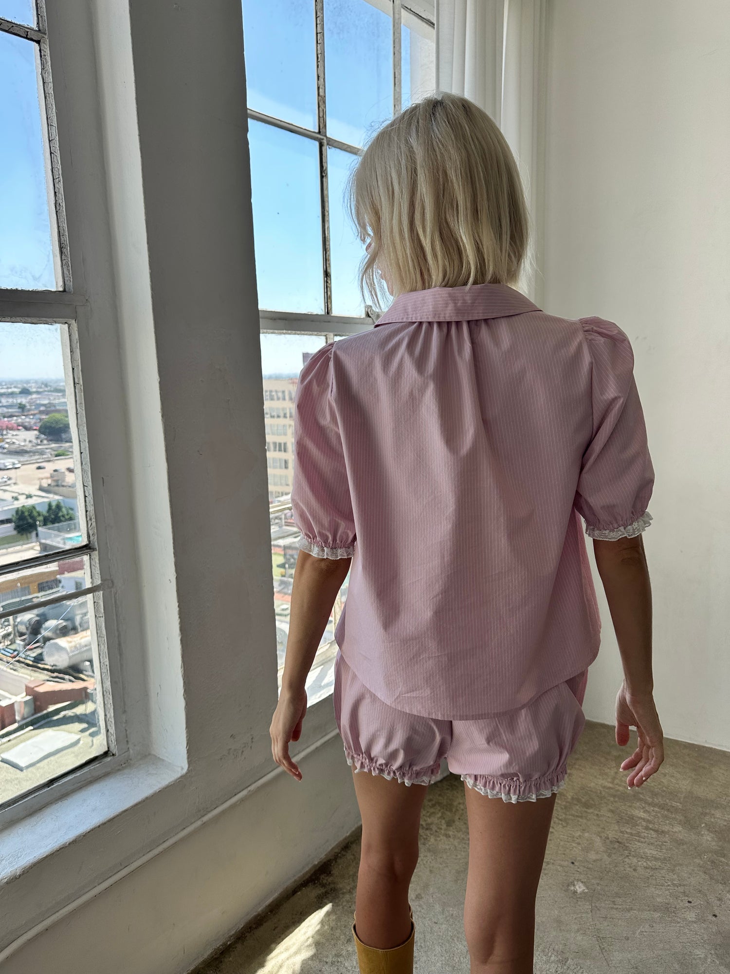 Sam Top - Petal Stripe