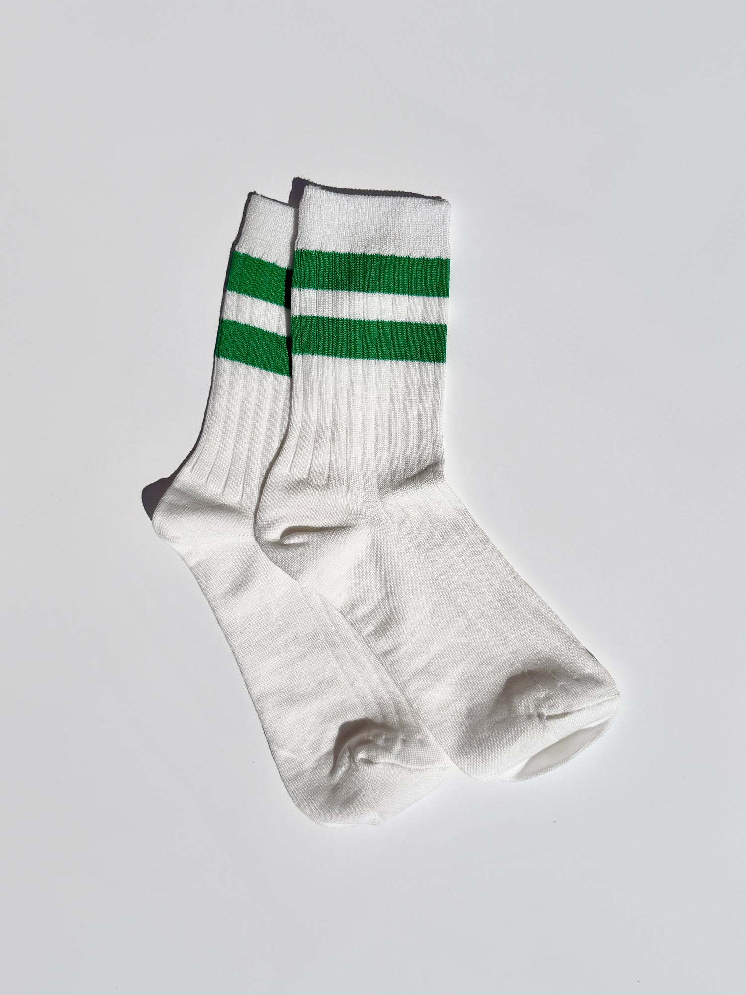 Her Varsity Socks - White Kelly