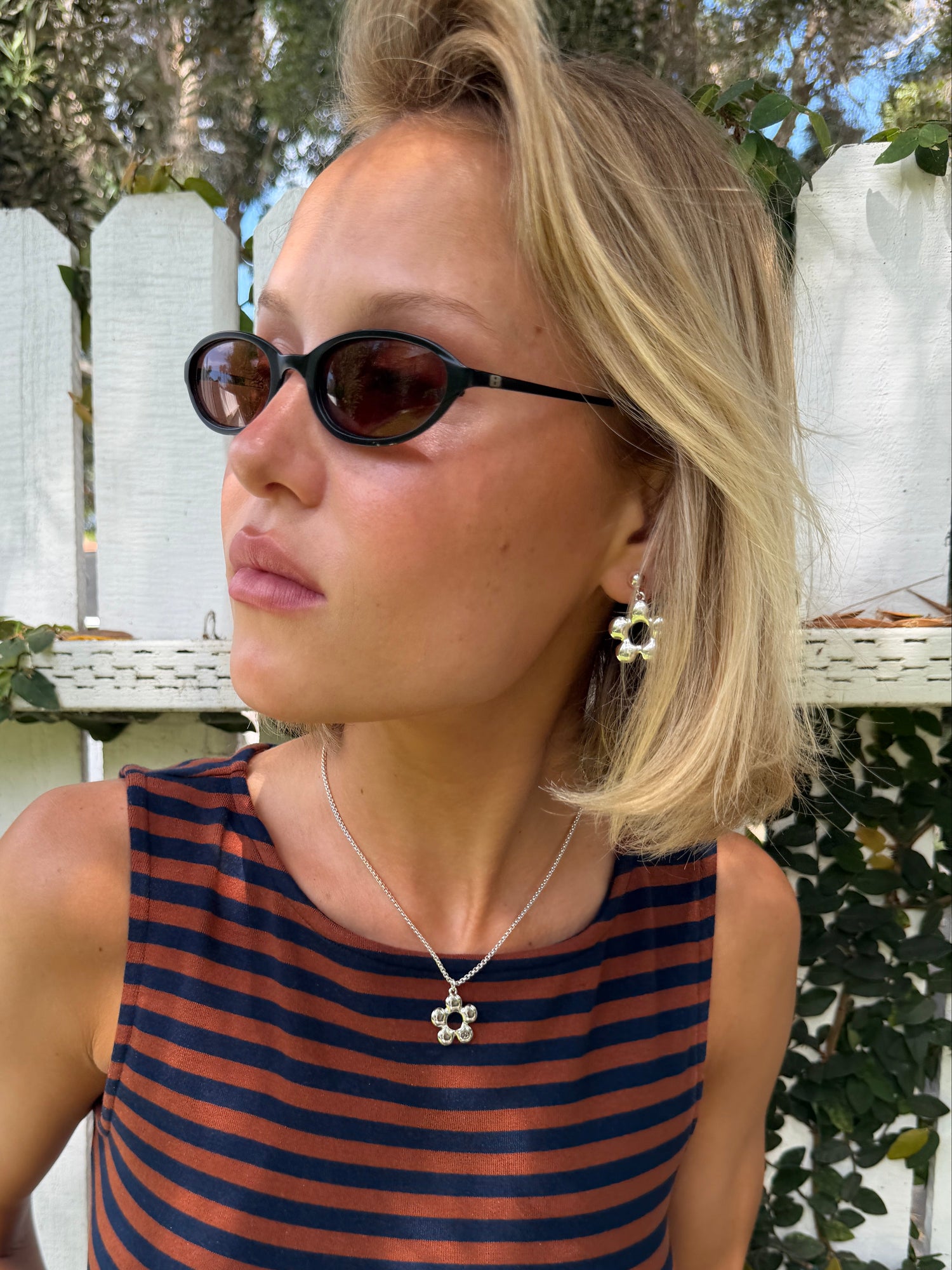 Florette Earrings - Silver