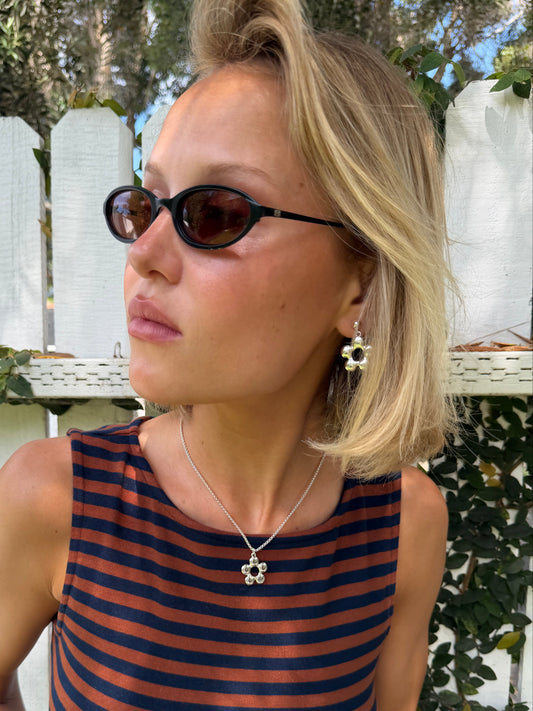 Florette Earrings - Silver
