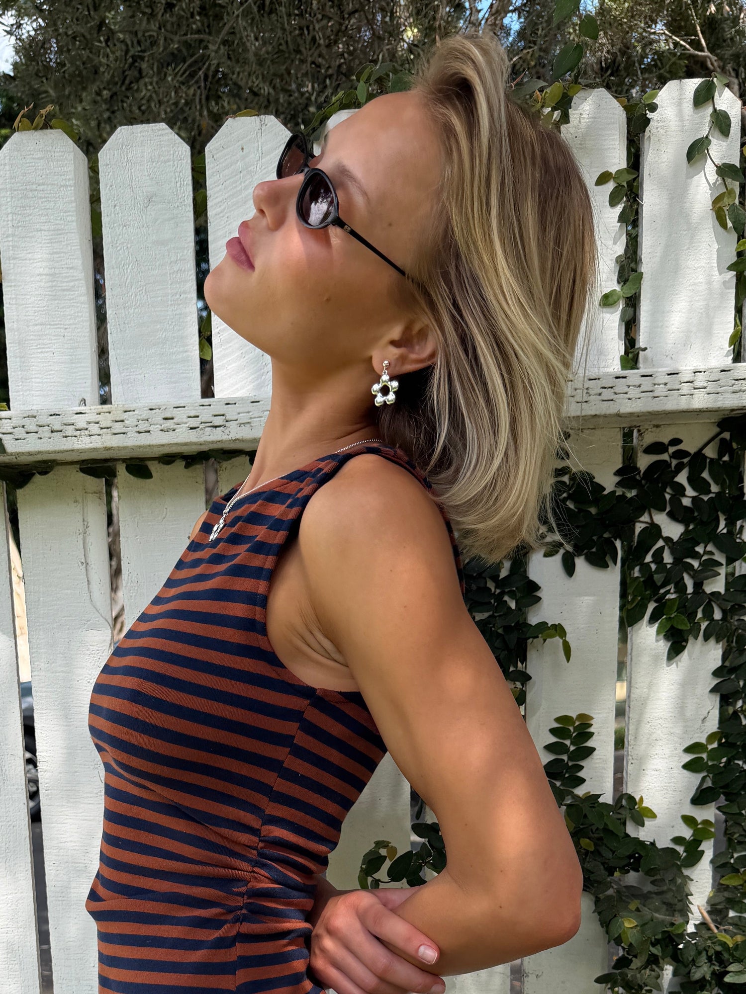 Florette Earrings - Silver