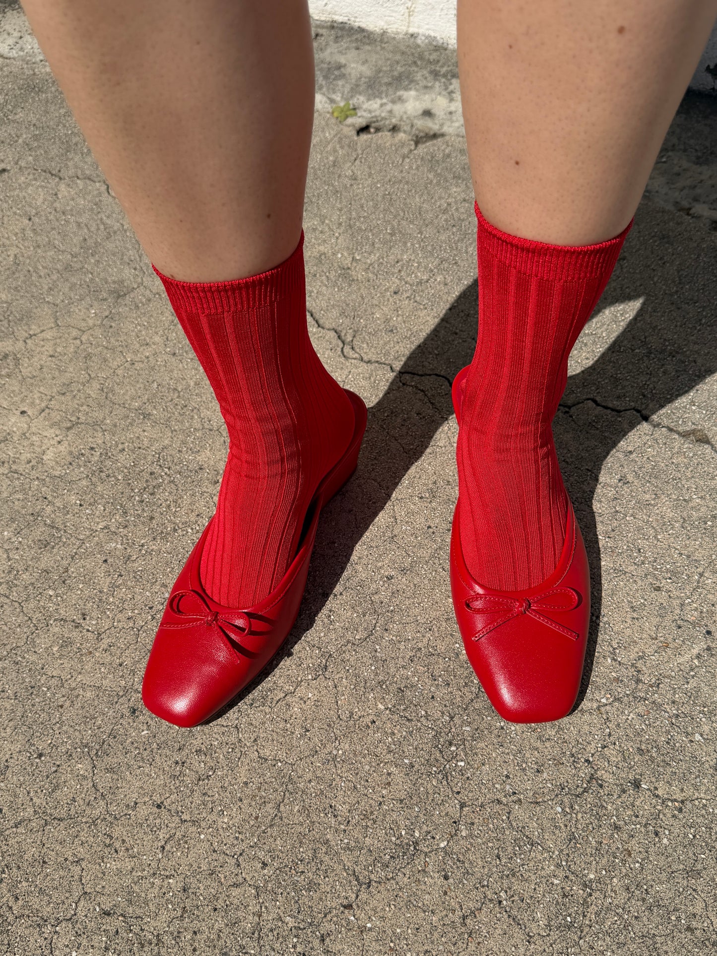 Her Socks - Classic Red