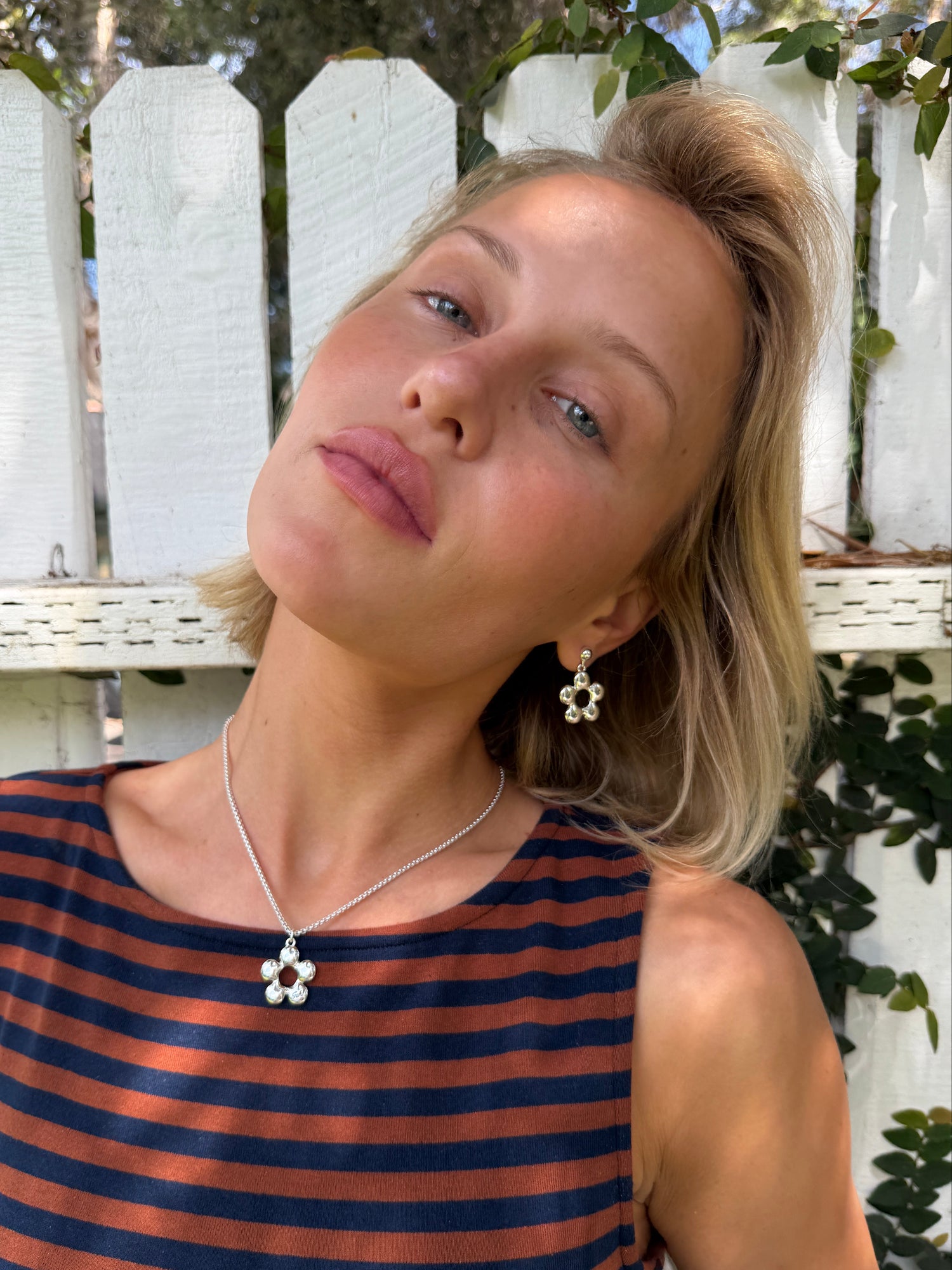 Florette Earrings - Silver