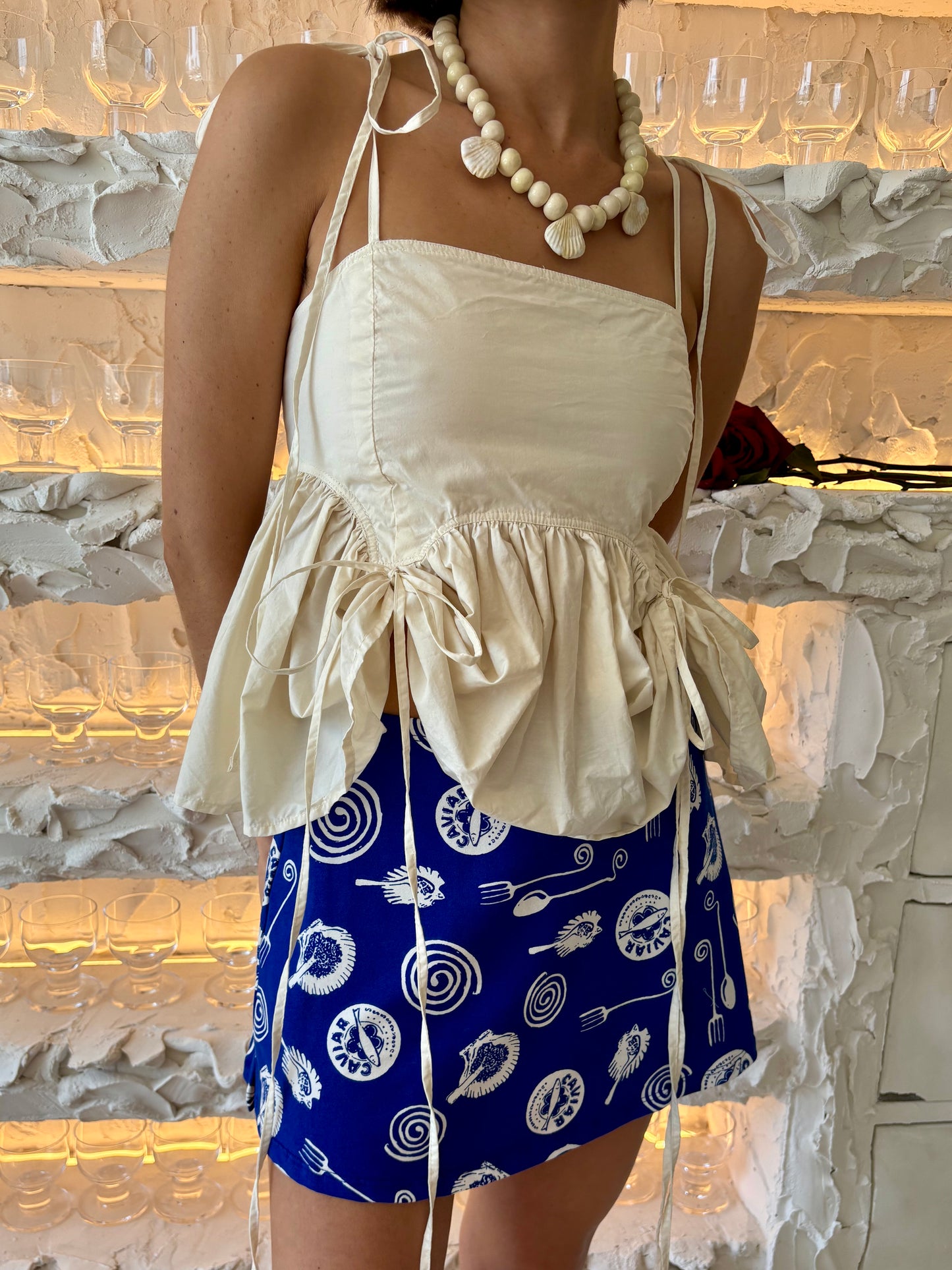 Butterfly Blouse - Coffee