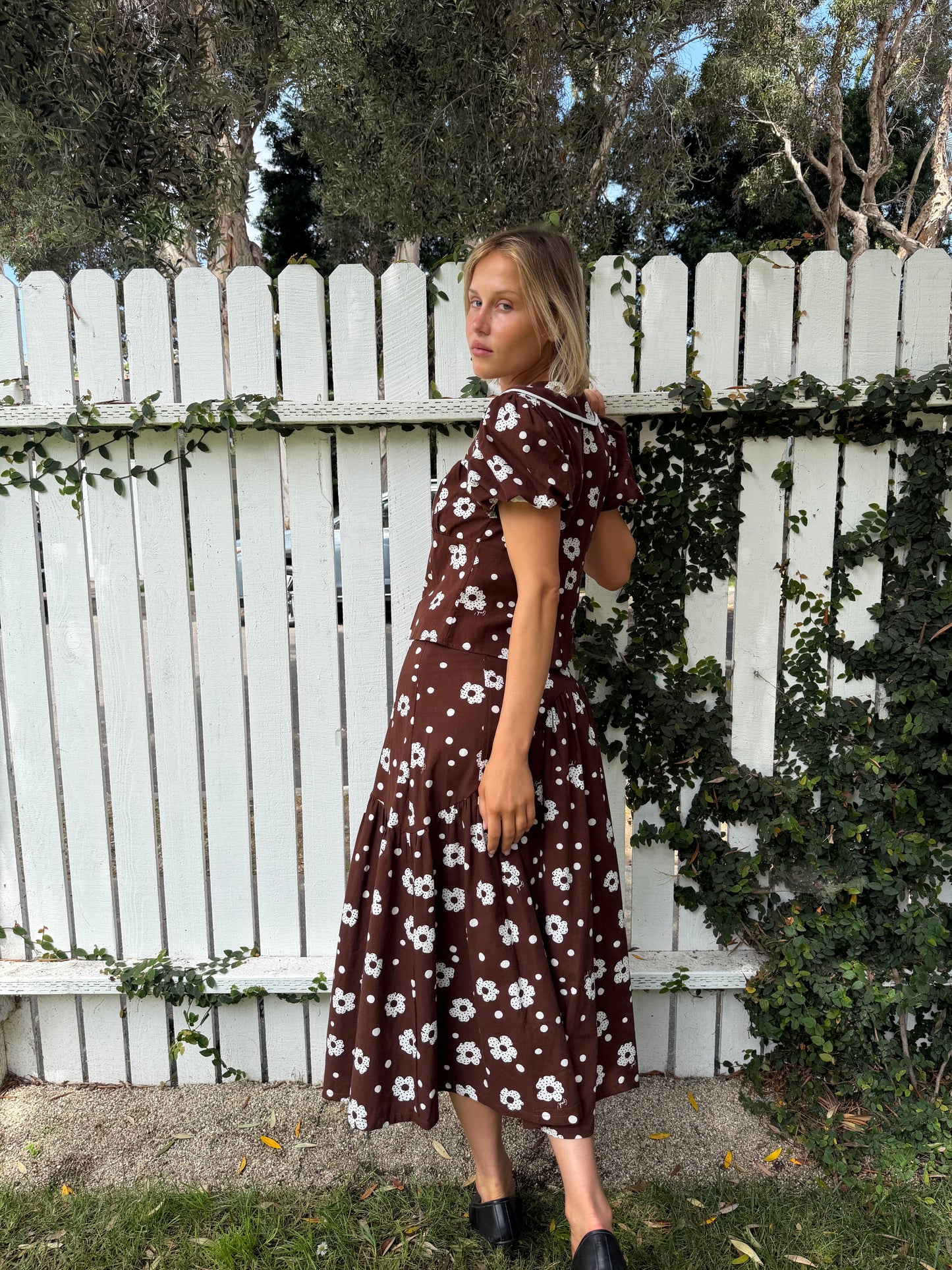 Maeve Midi Skirt - Mod Dot
