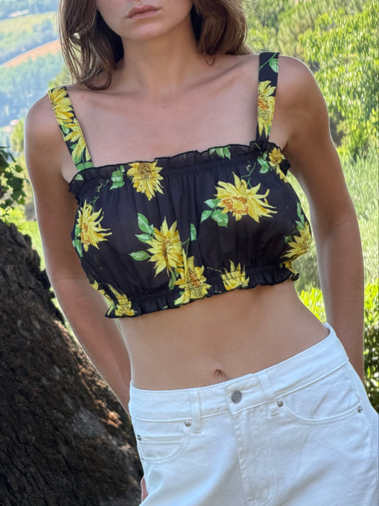 Addison Top - Golden Flower