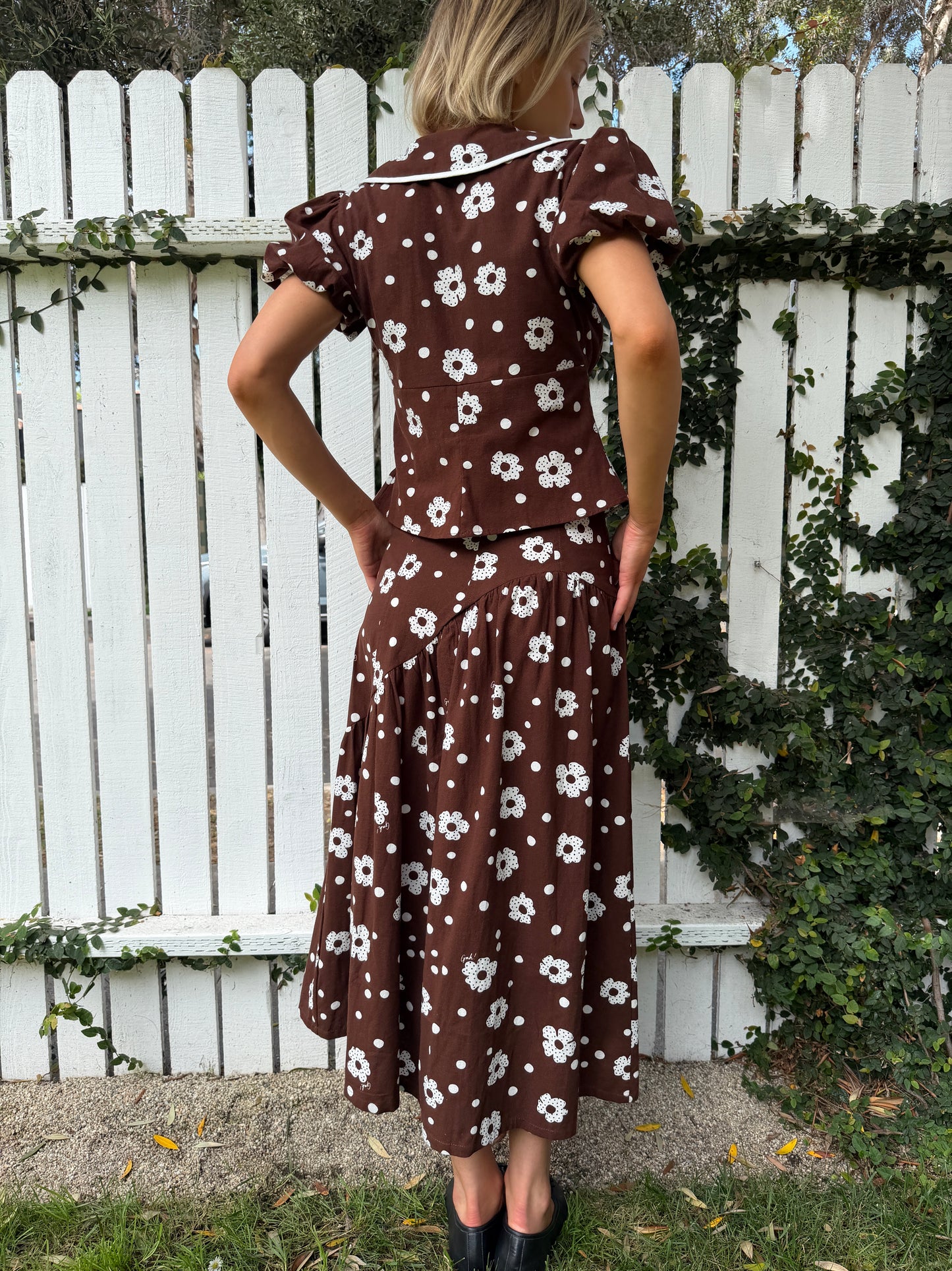 Maeve Midi Skirt - Mod Dot