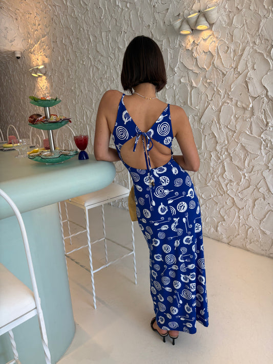 Maya Dress - Caviar Dreams Blue