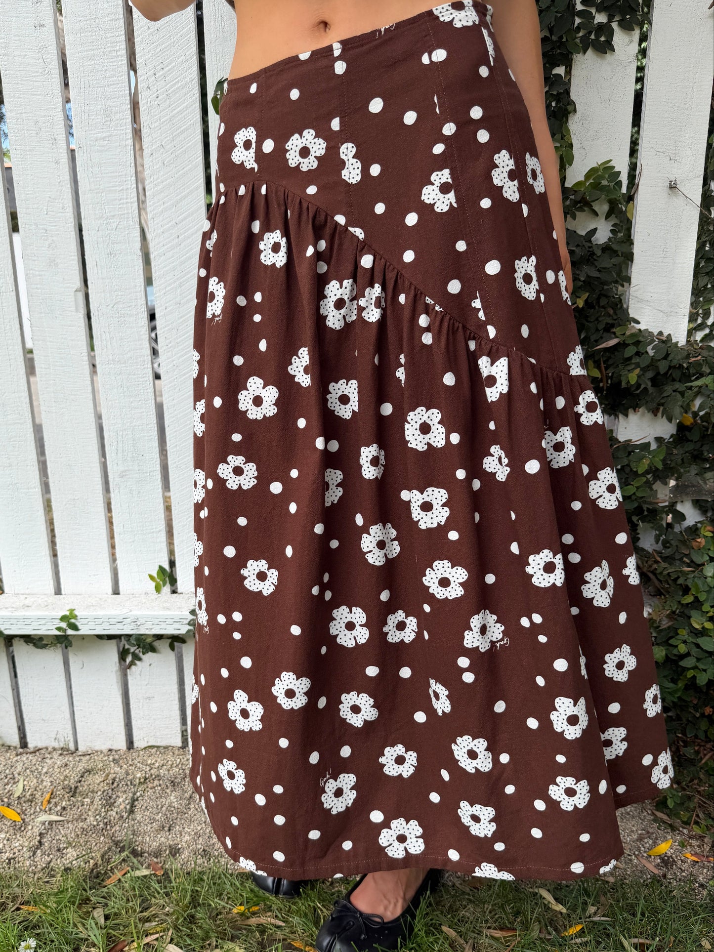 Maeve Midi Skirt - Mod Dot
