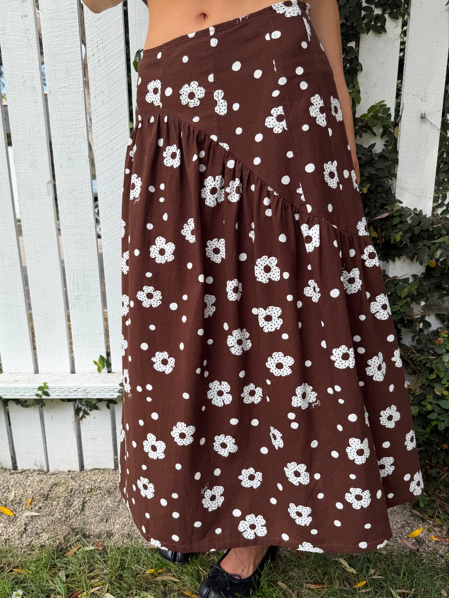 Maeve Midi Skirt - Mod Dot
