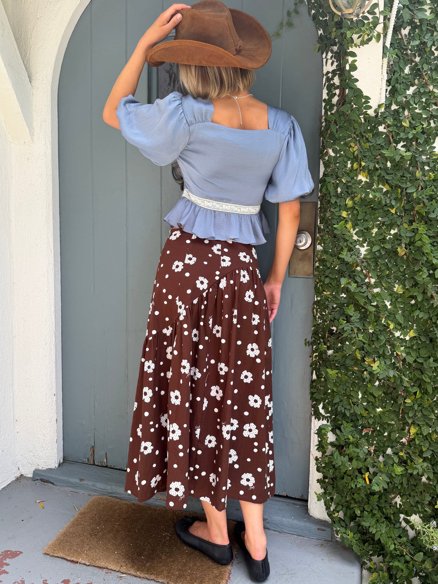 Maeve Midi Skirt - Mod Dot