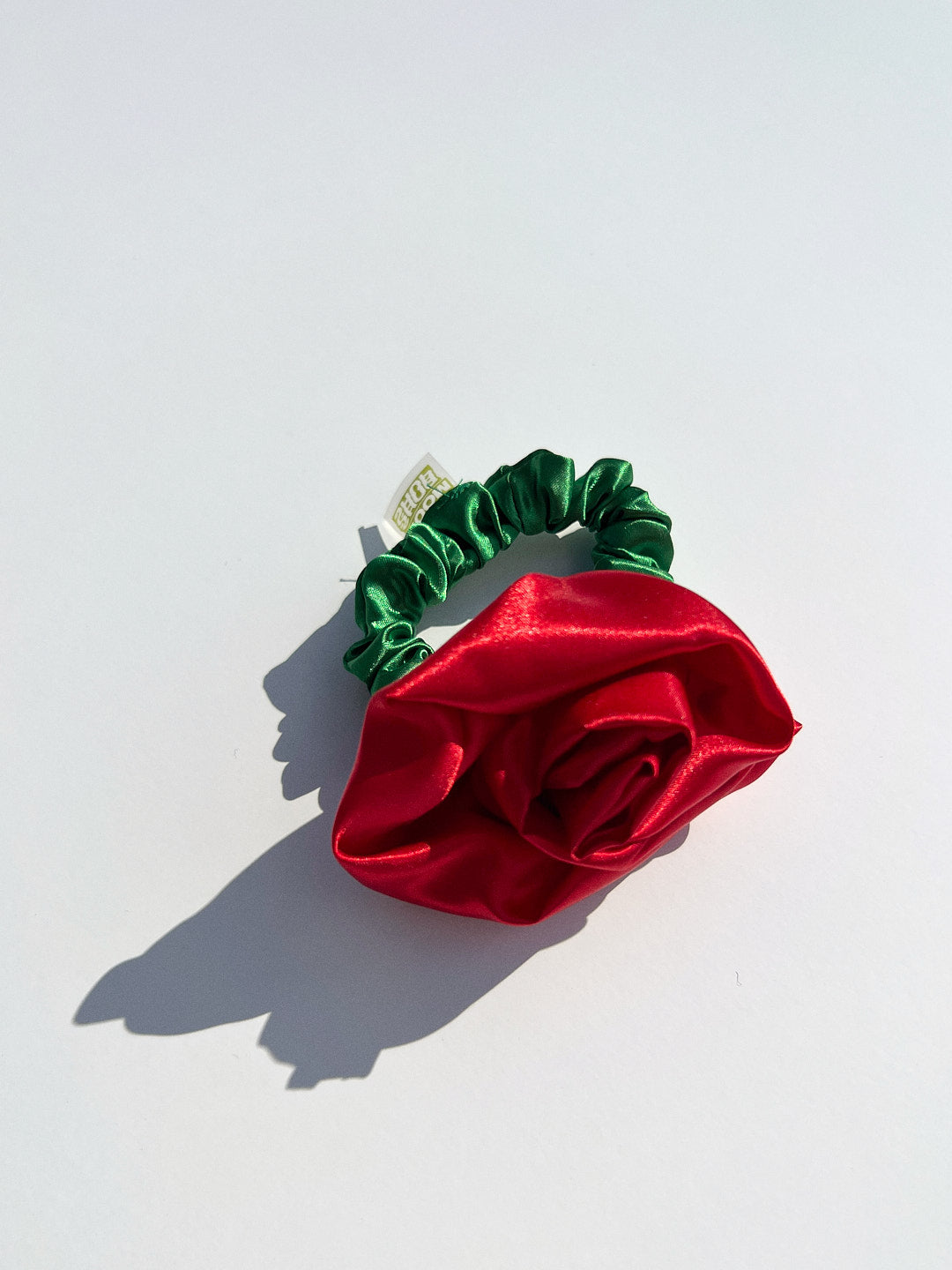 Rosette Scrunchie - Red