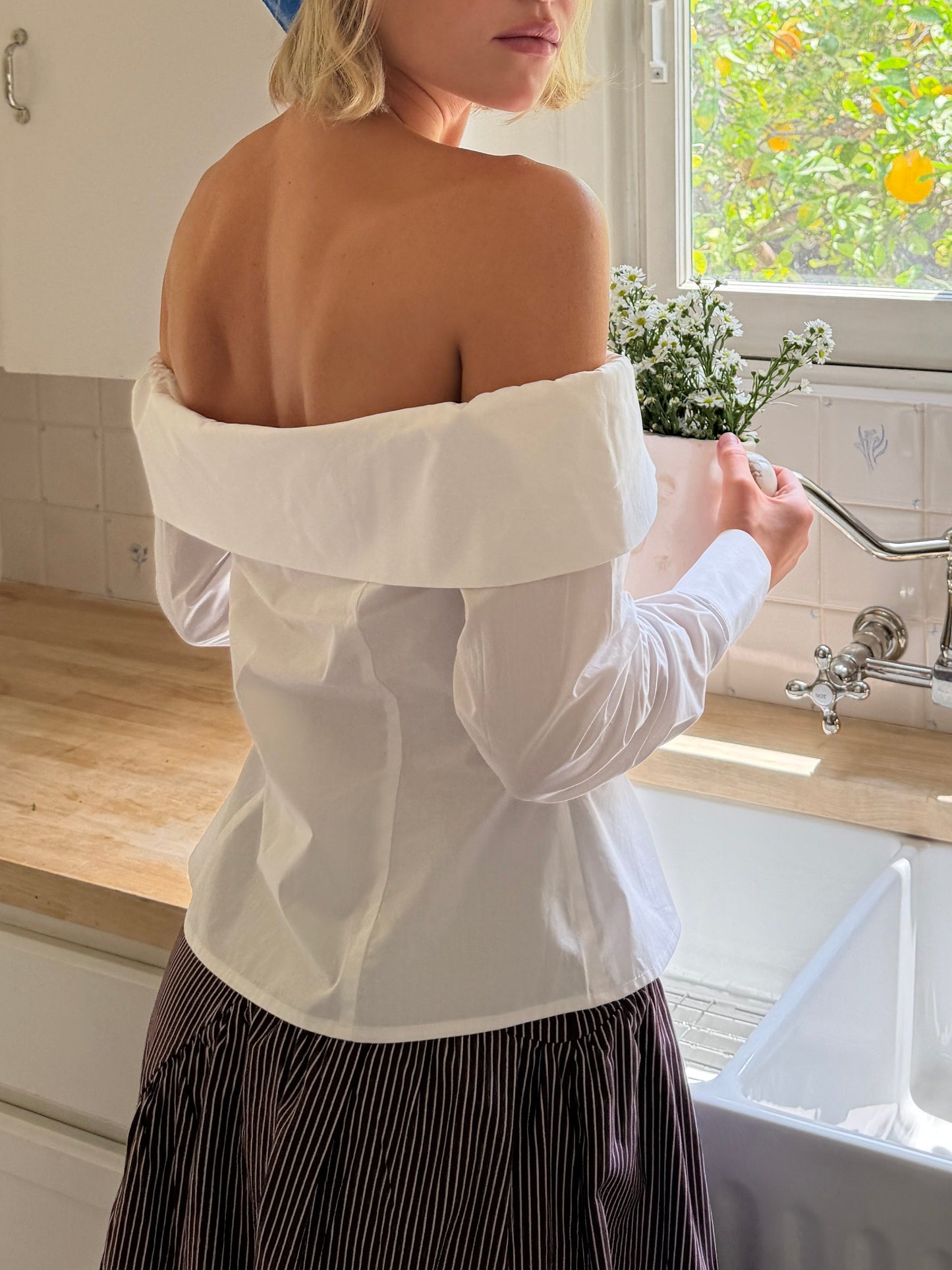 Maudie Top - Crisp White