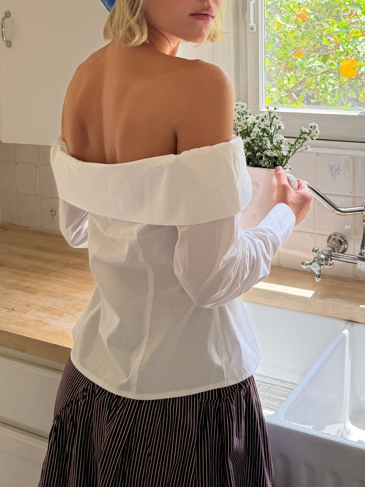 Maudie Top - Crisp White