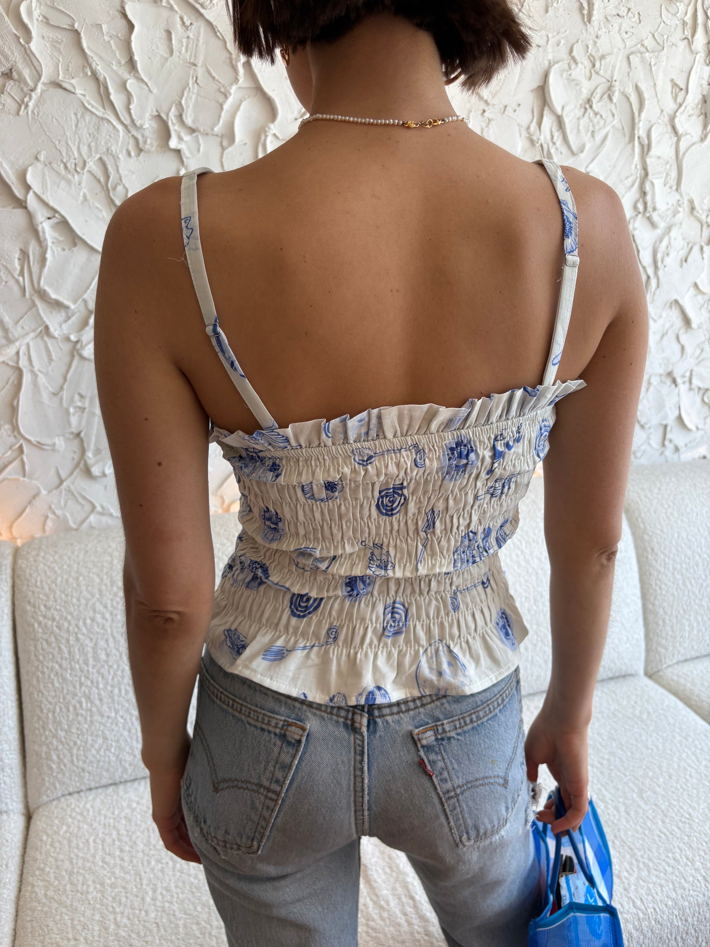 Cara Top - Caviar Dreams Blue Multi