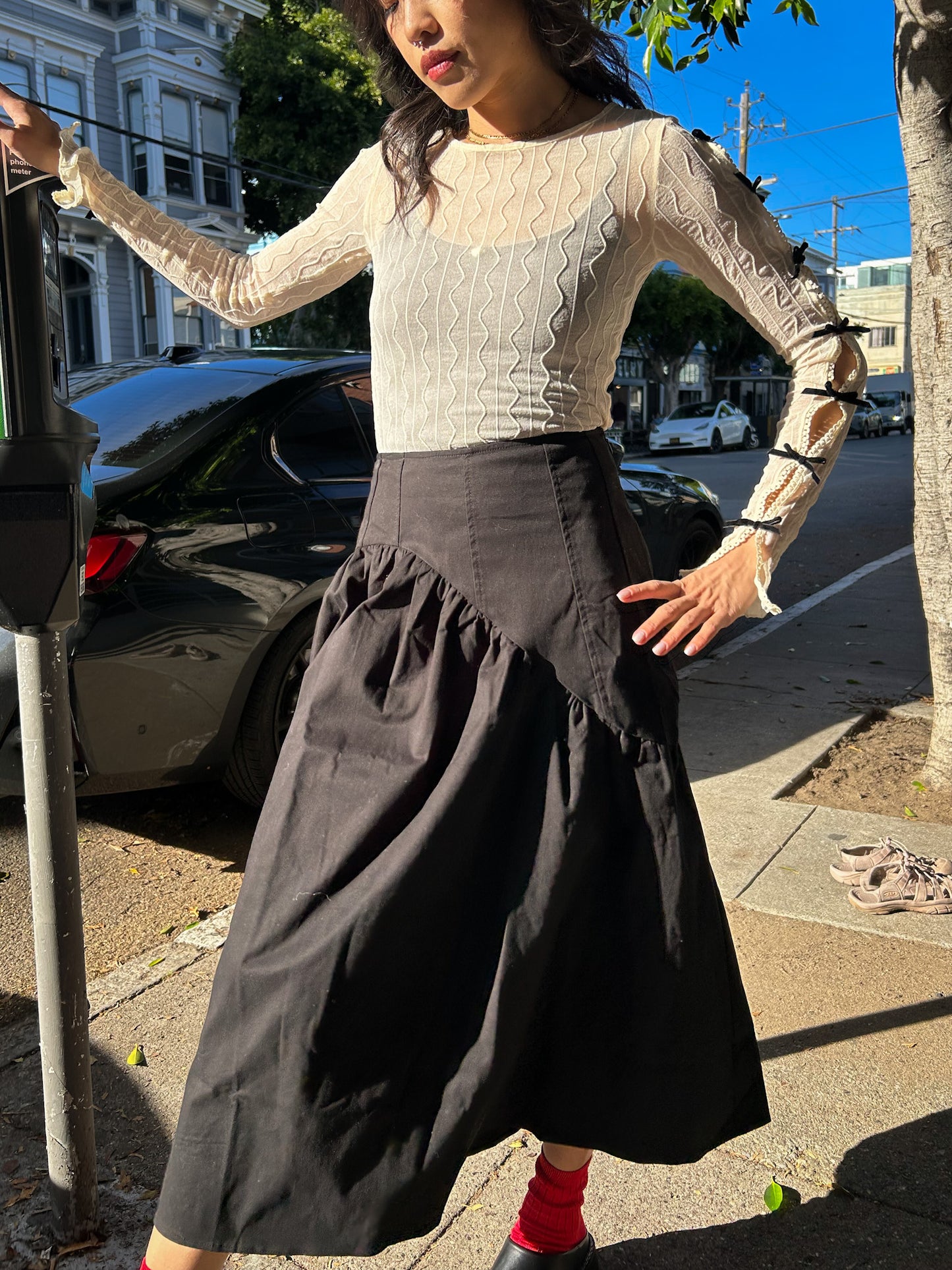 Maeve Midi Skirt - Cobalt