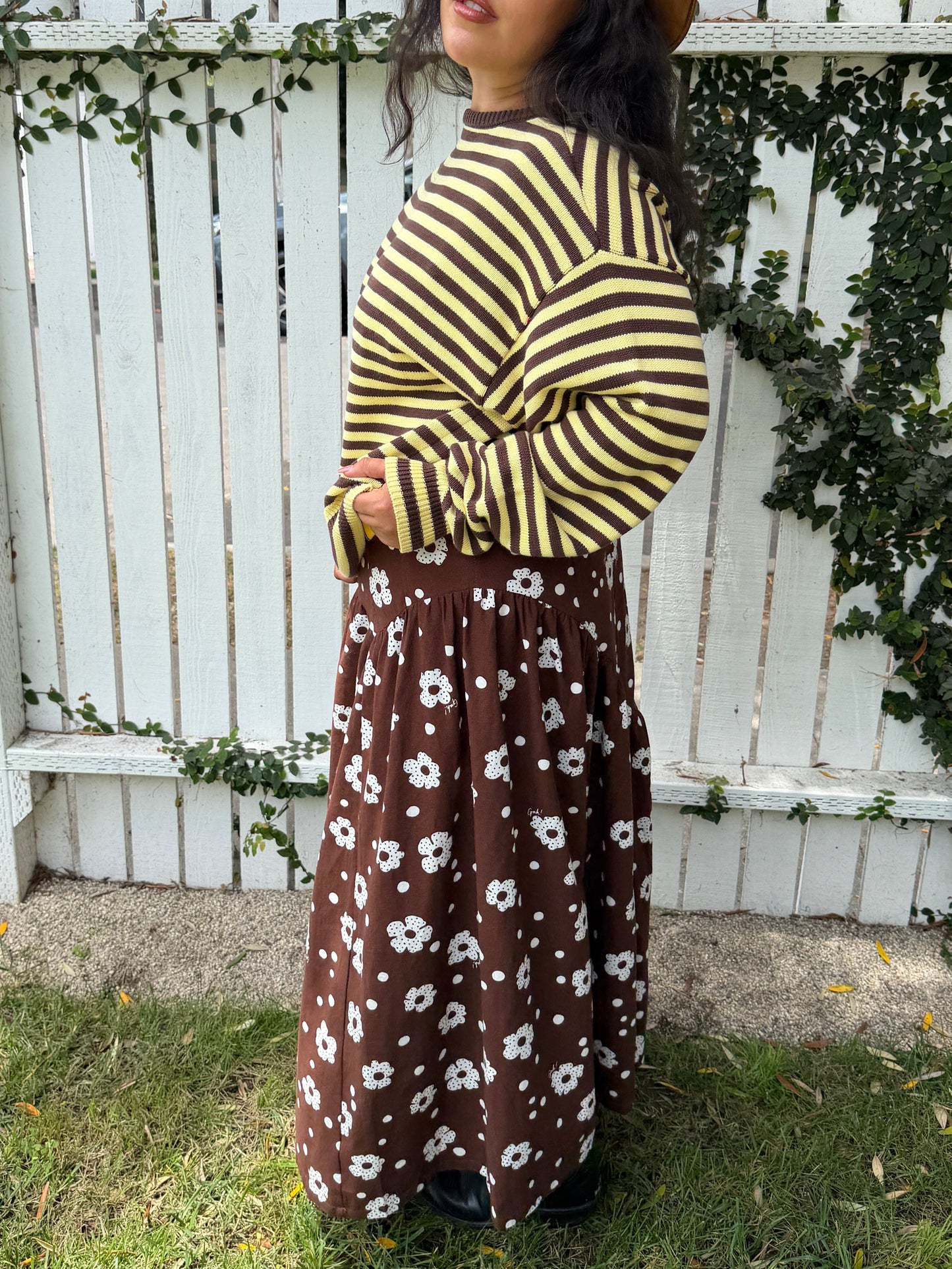 Maeve Midi Skirt - Mod Dot