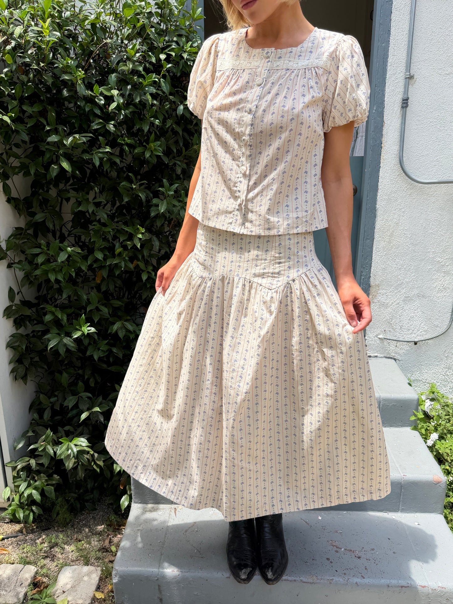 Penny Midi Skirt - Stable Toile