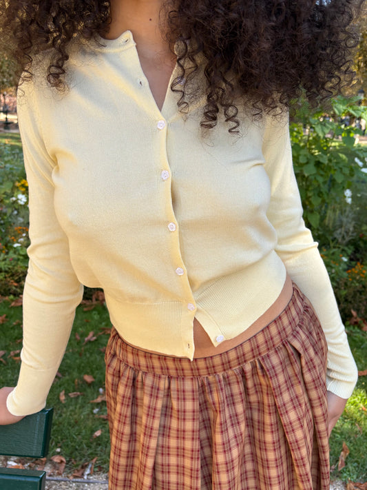Erin Cardigan - Butter Yellow